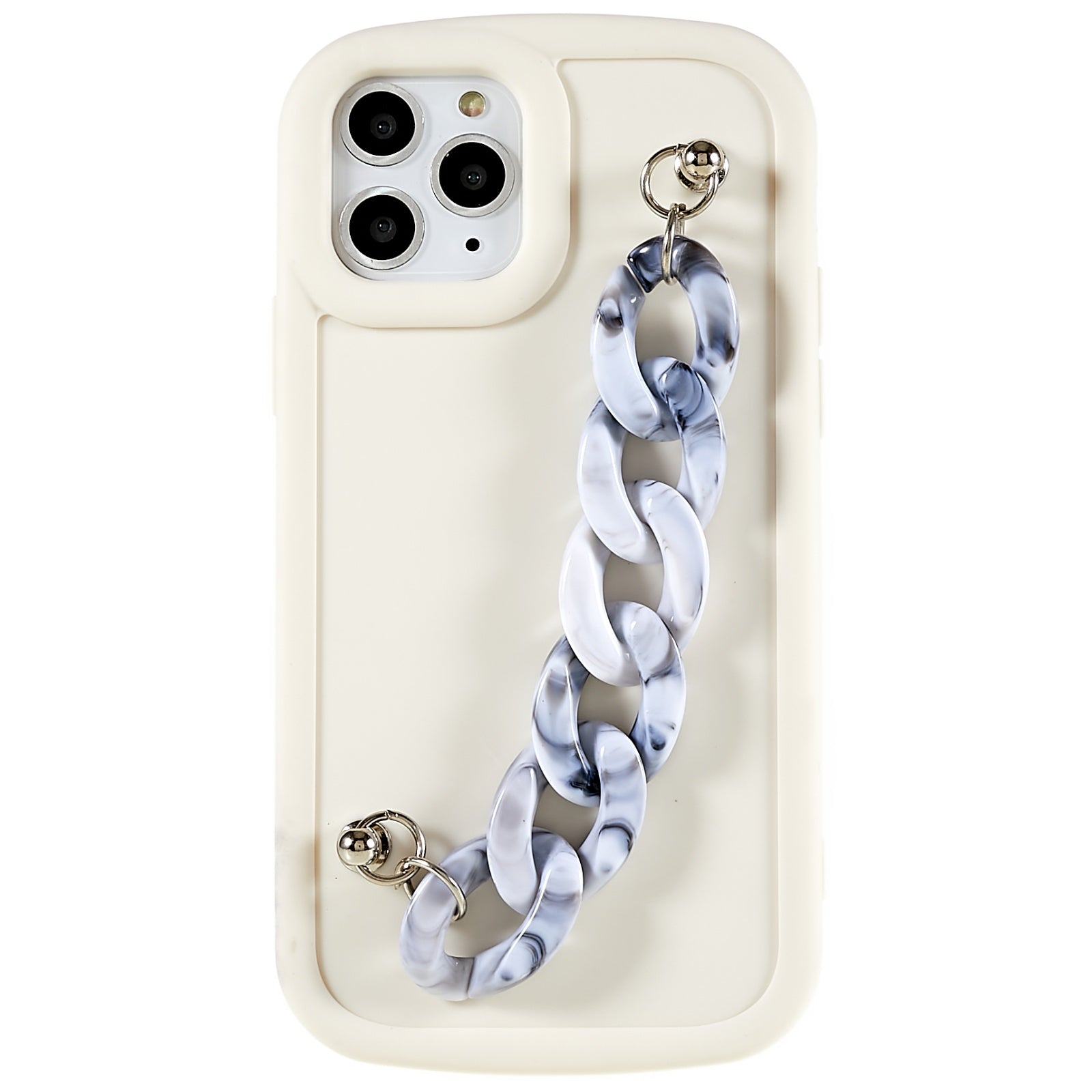 TPU Phone Case for iPhone 11 Pro 5.8 inch Matte Finish Profile Phone Holder with Bracelet Chain