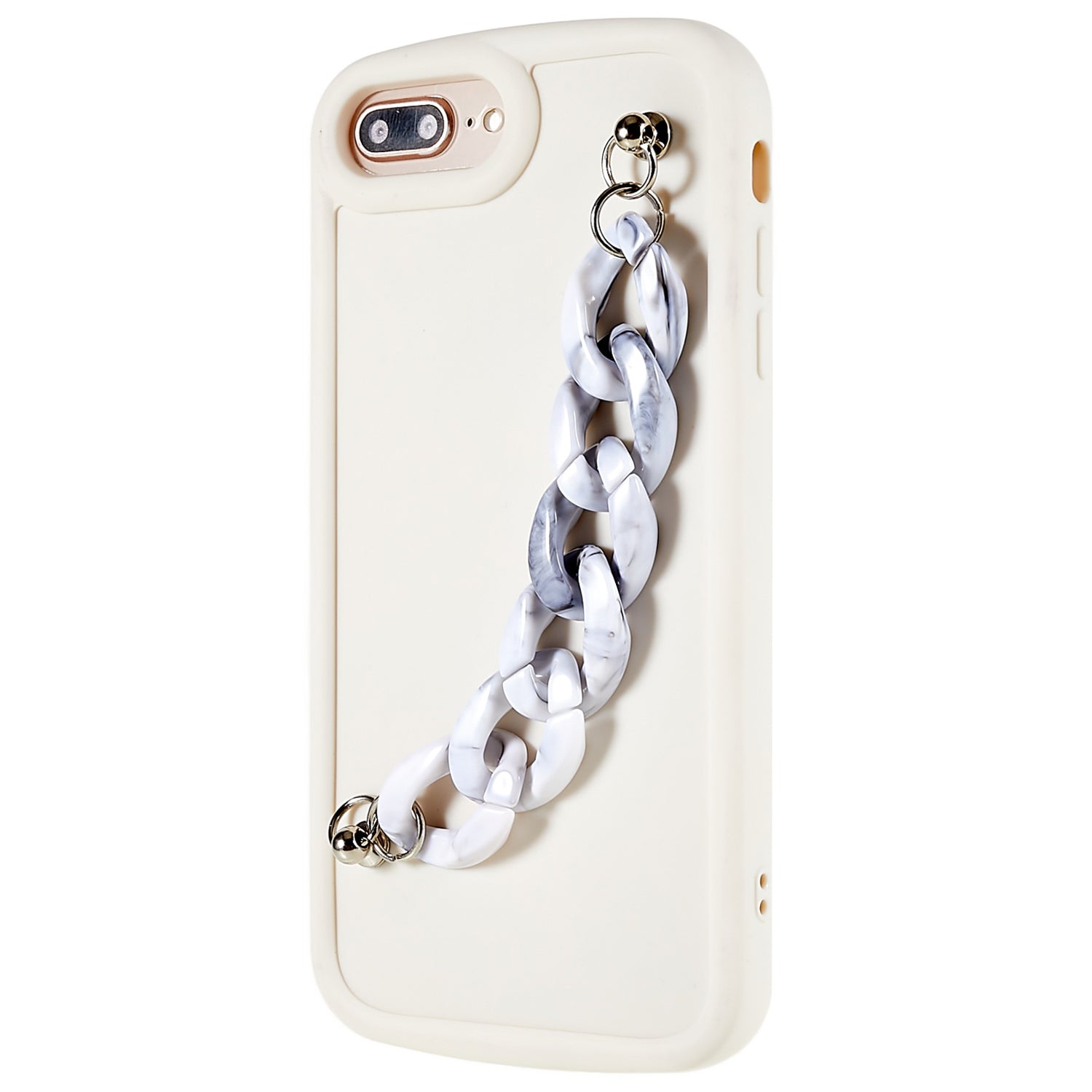 For iPhone 6 Plus 7 Plus 8 Plus 5.5 inch TPU Phone Case Bracelet Strap Matte Frosted Phone Cover