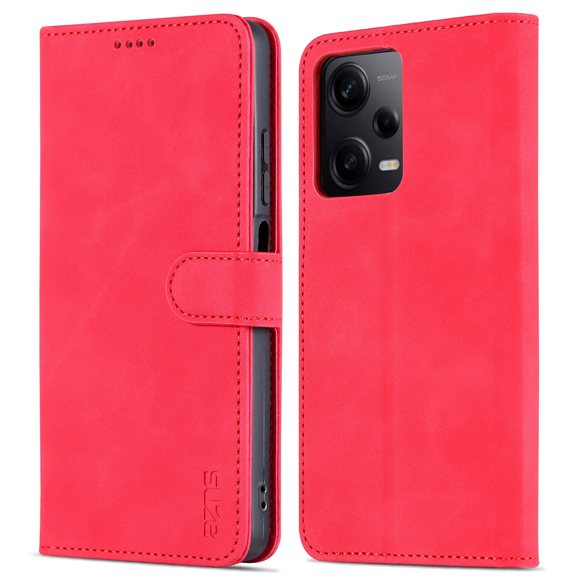 AZNS For Xiaomi Redmi Note 12 Pro 5G Note 12 Pro Speed 5G Poco X5 Pro 5G Phone Case PU Leather Wallet Stand Flip Folio Protective Cover