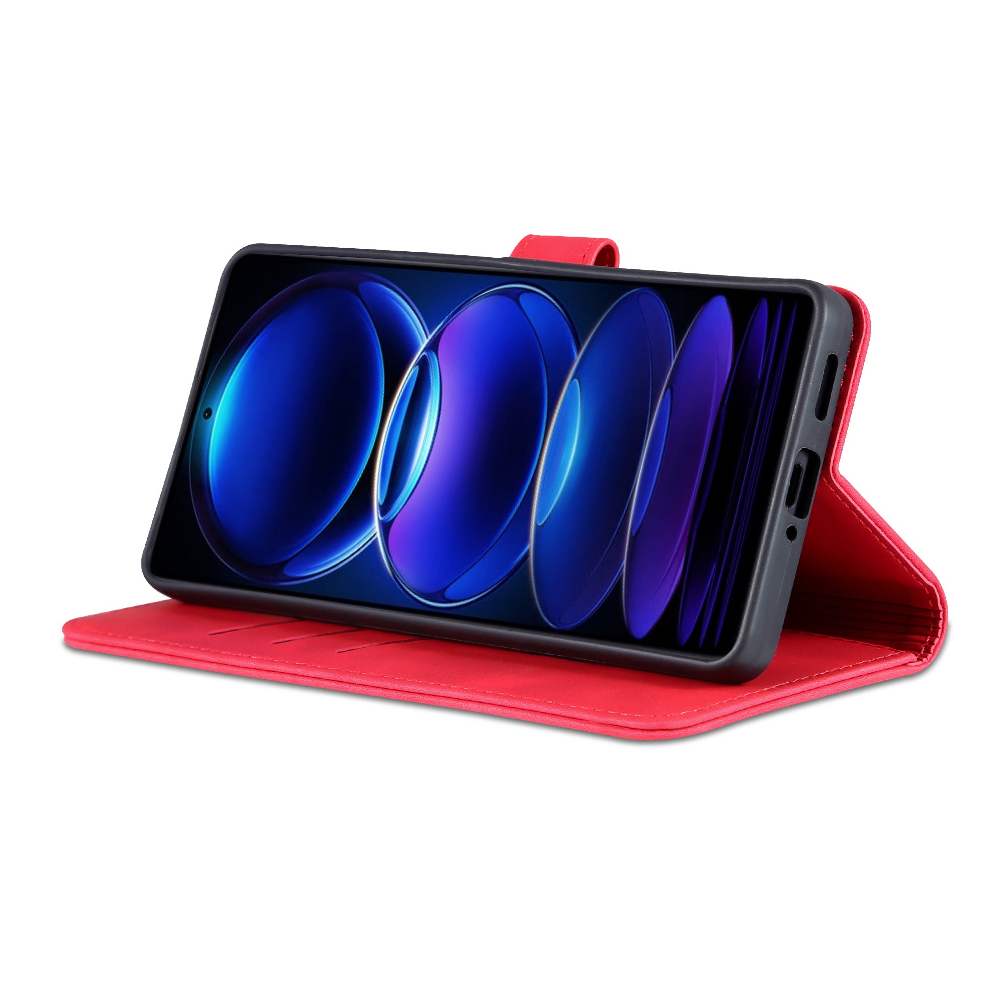 AZNS For Xiaomi Redmi Note 12 Pro 5G Note 12 Pro Speed 5G Poco X5 Pro 5G Phone Case PU Leather Wallet Stand Flip Folio Protective Cover