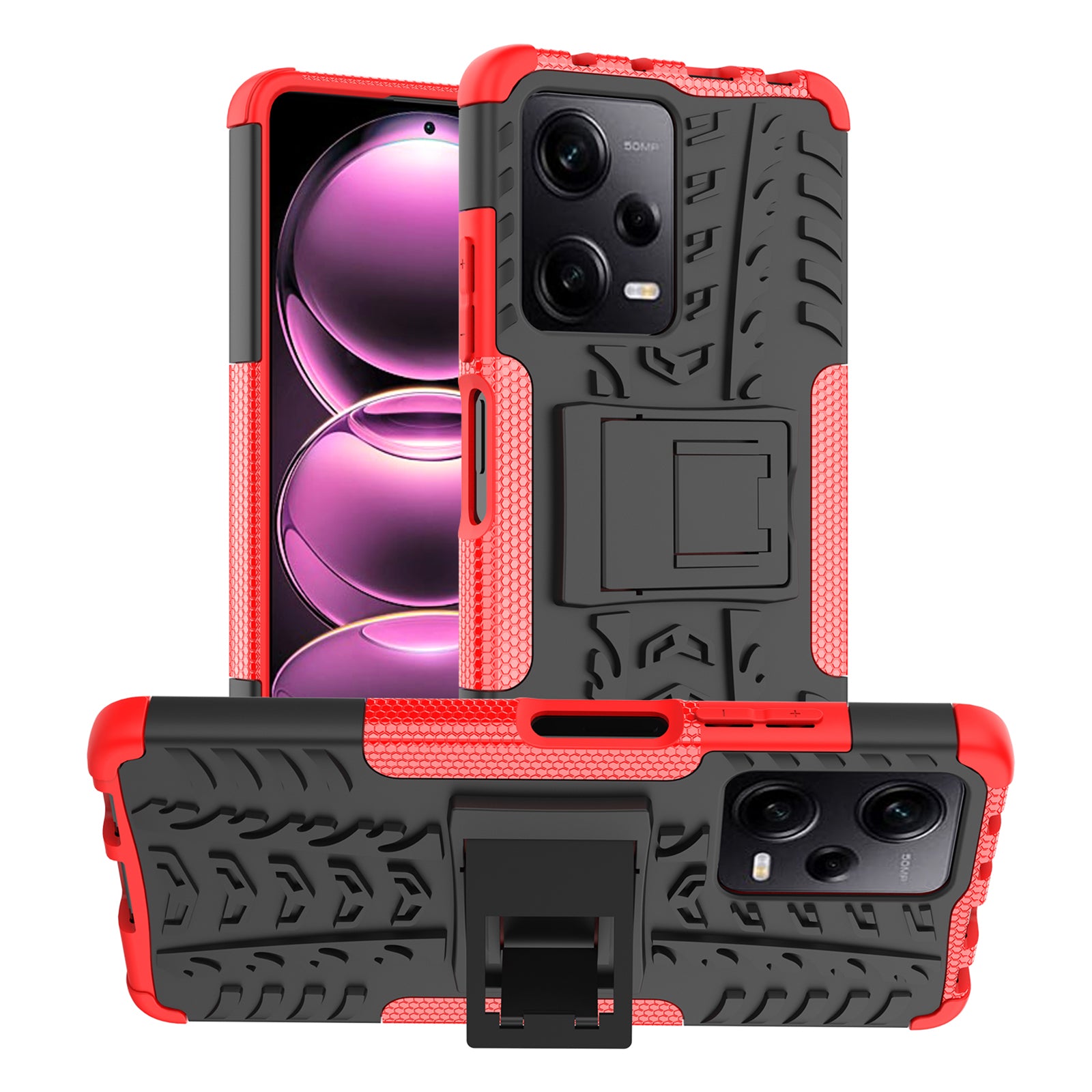 For Xiaomi Redmi Note 12 Pro 5G Redmi Note 12 Pro Speed 5G Poco X5 Pro 5G Kickstand Phone Cover PC TPU Phone Case