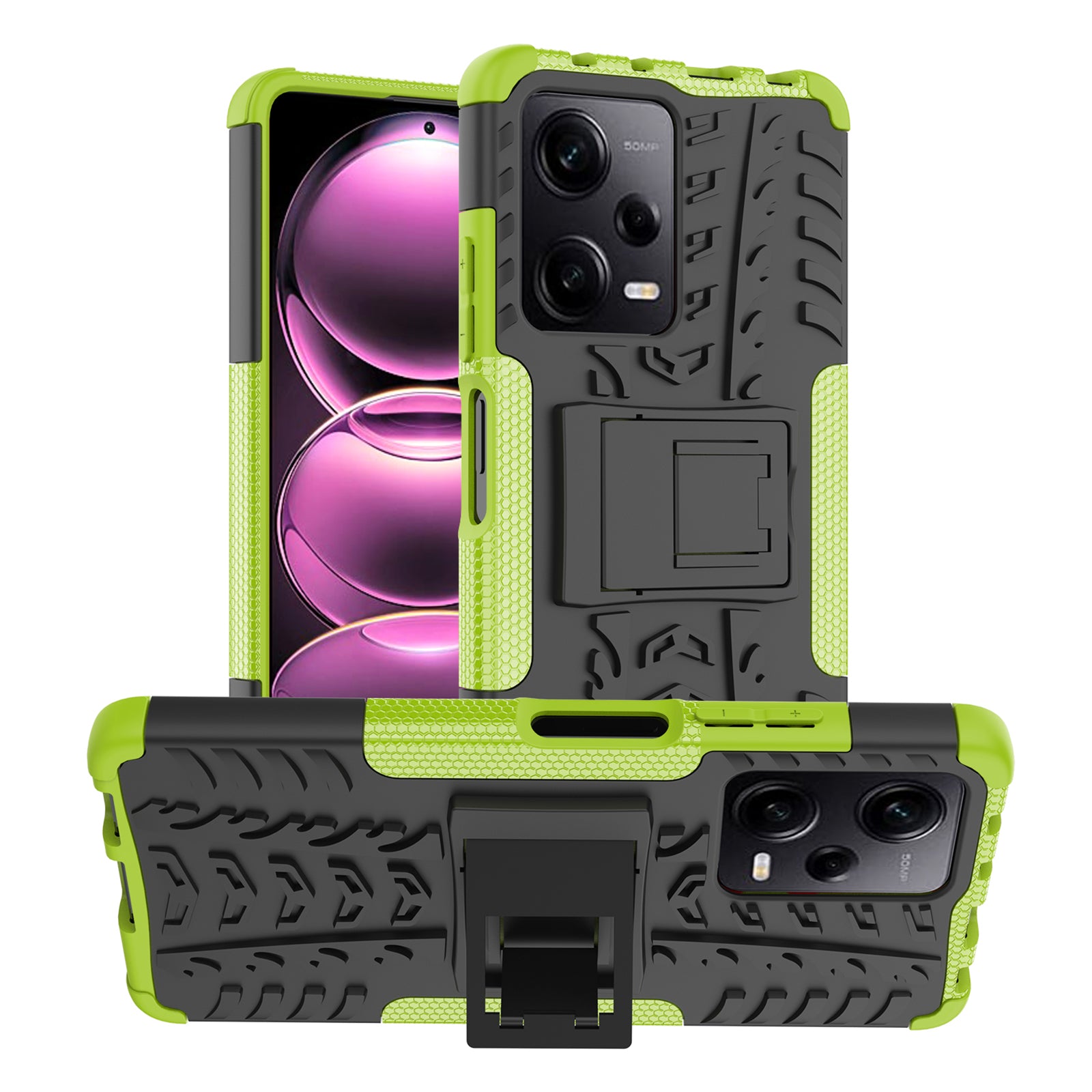For Xiaomi Redmi Note 12 Pro 5G Redmi Note 12 Pro Speed 5G Poco X5 Pro 5G Kickstand Phone Cover PC TPU Phone Case