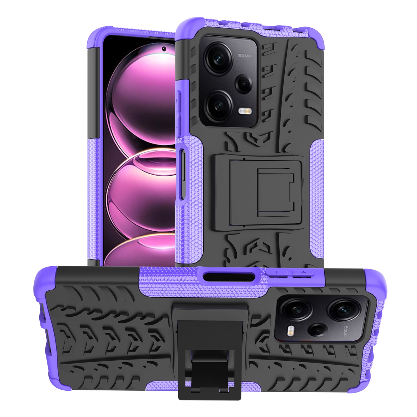 For Xiaomi Redmi Note 12 Pro 5G Redmi Note 12 Pro Speed 5G Poco X5 Pro 5G Kickstand Phone Cover PC TPU Phone Case