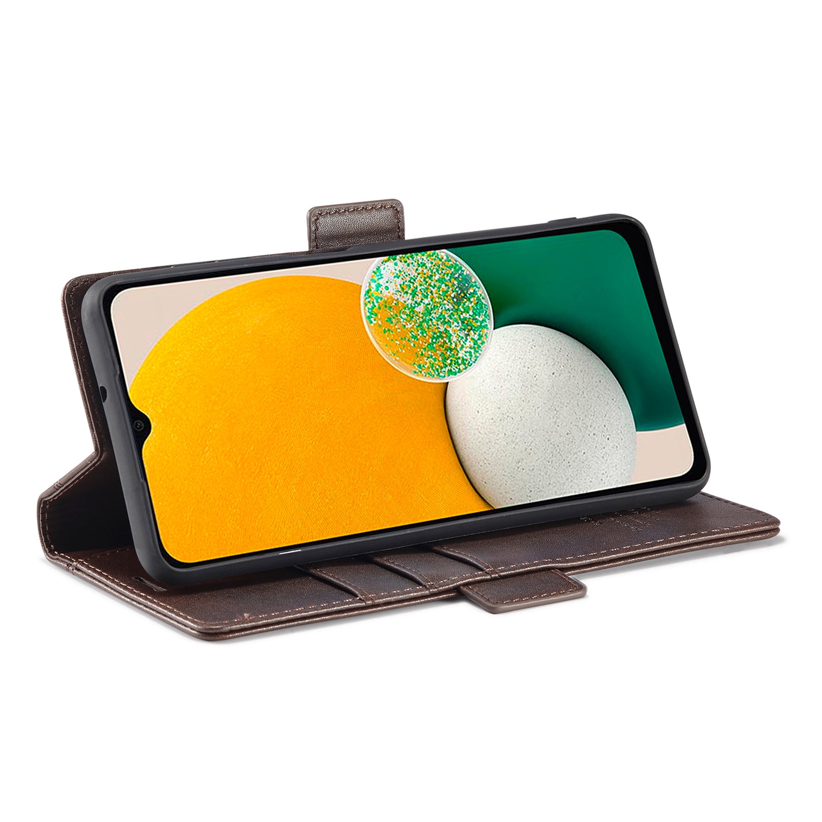 LC.IMEEKE Shockproof Phone Case for Samsung Galaxy A54 5G PU Leather Flip Phone Wallet Cover Stand