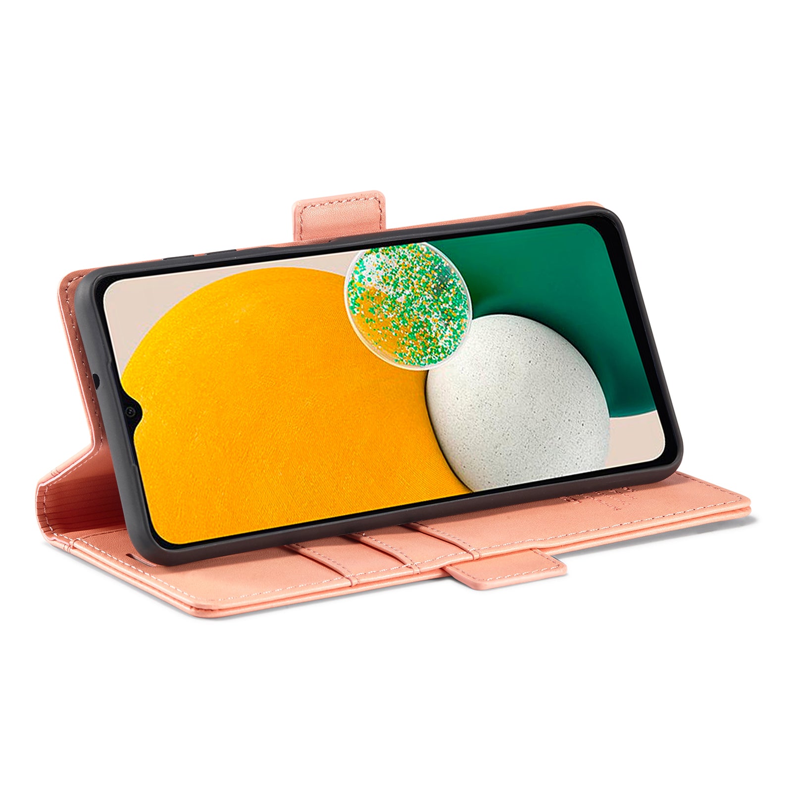 LC.IMEEKE Shockproof Phone Case for Samsung Galaxy A54 5G PU Leather Flip Phone Wallet Cover Stand