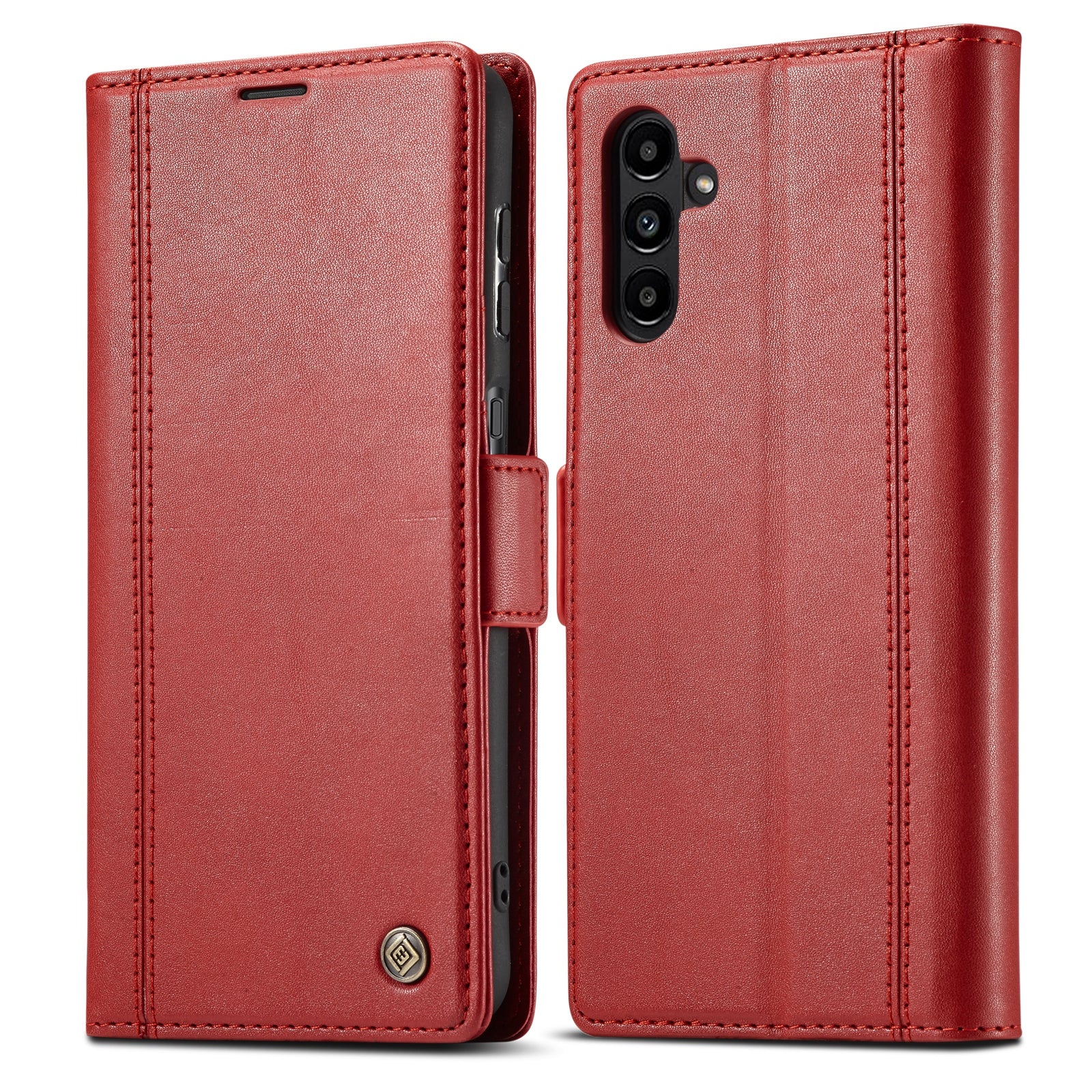 LC.IMEEKE Shockproof Phone Case for Samsung Galaxy A54 5G PU Leather Flip Phone Wallet Cover Stand