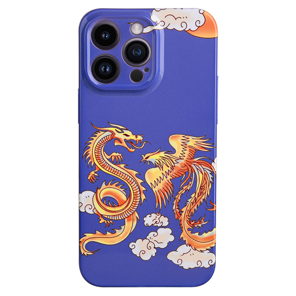 Anti-drop Mobile Phone Case For iPhone 14 Pro Max Ancientry Style PC Phone Back Cover