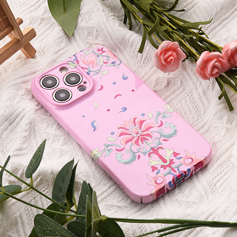 For iPhone 13 Pro 6.1 inch Slim Shockproof Phone Case Ancientry Style PC Phone Back Cover