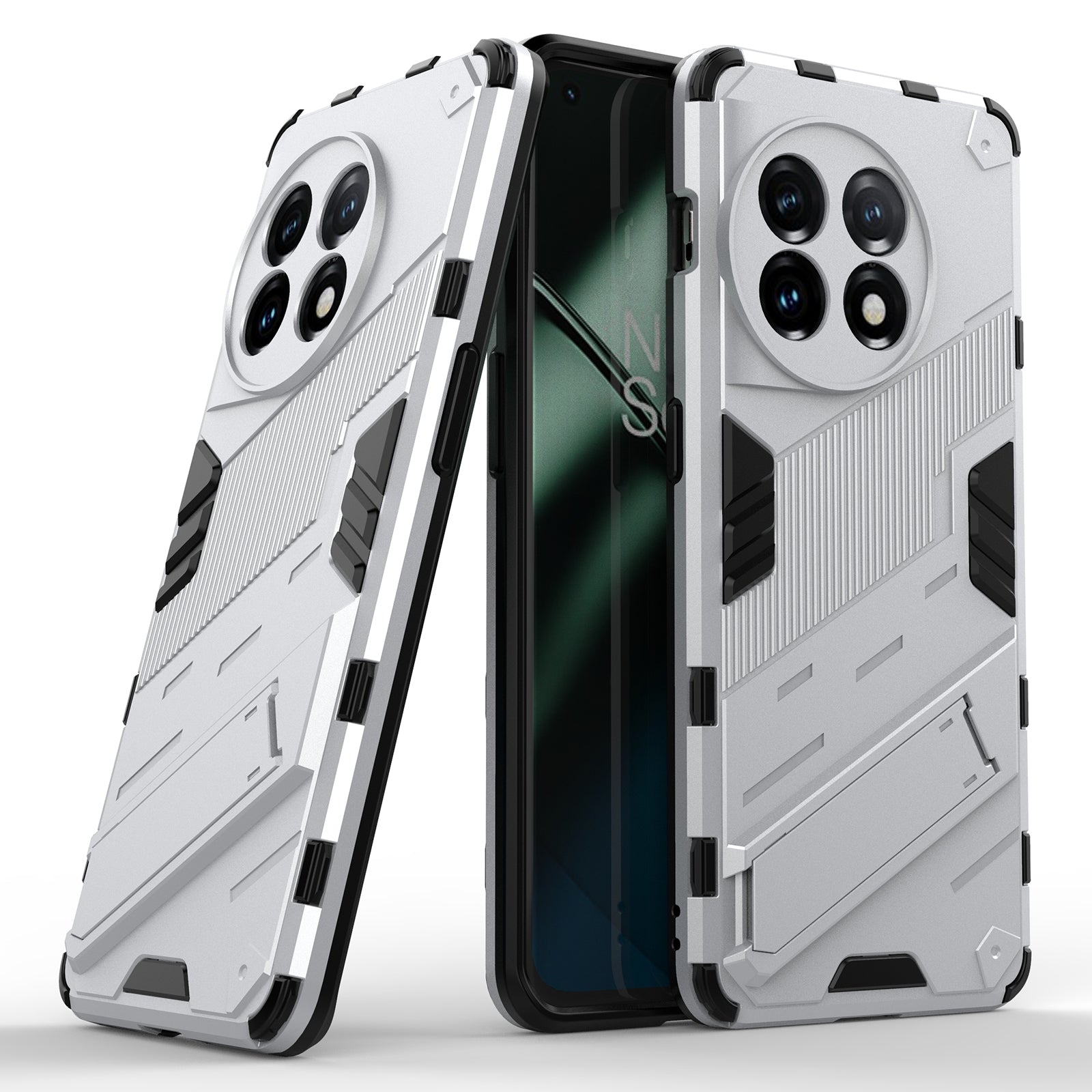 Phone Case for OnePlus 11 5G Kickstand TPU PC Protective Cell Phone Cover