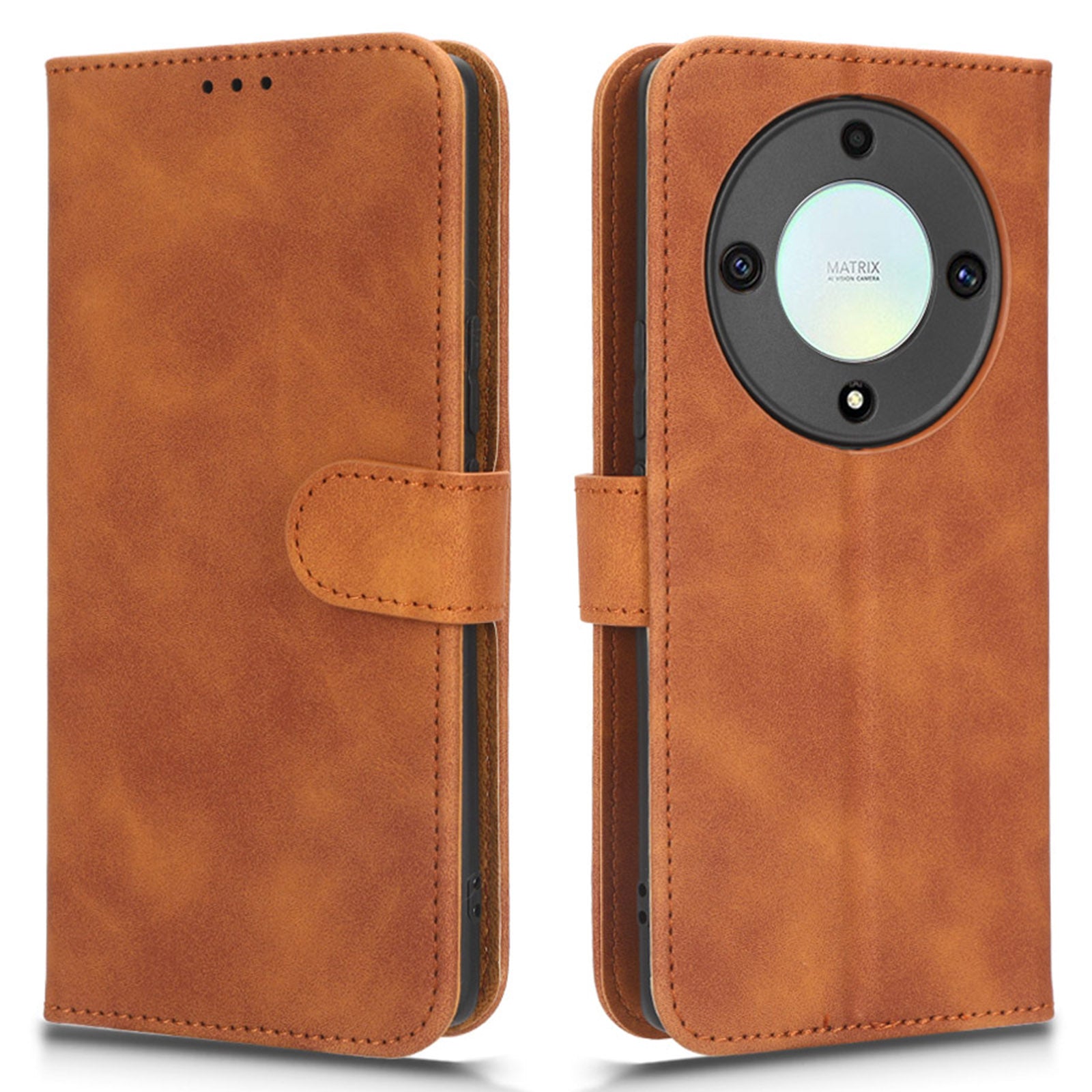 For Honor X40 5G X9a 5G Magic5 Lite 5G Full Protection Mobile Phone Case Skin-touch Stand Flip Leather Wallet Phone Cover