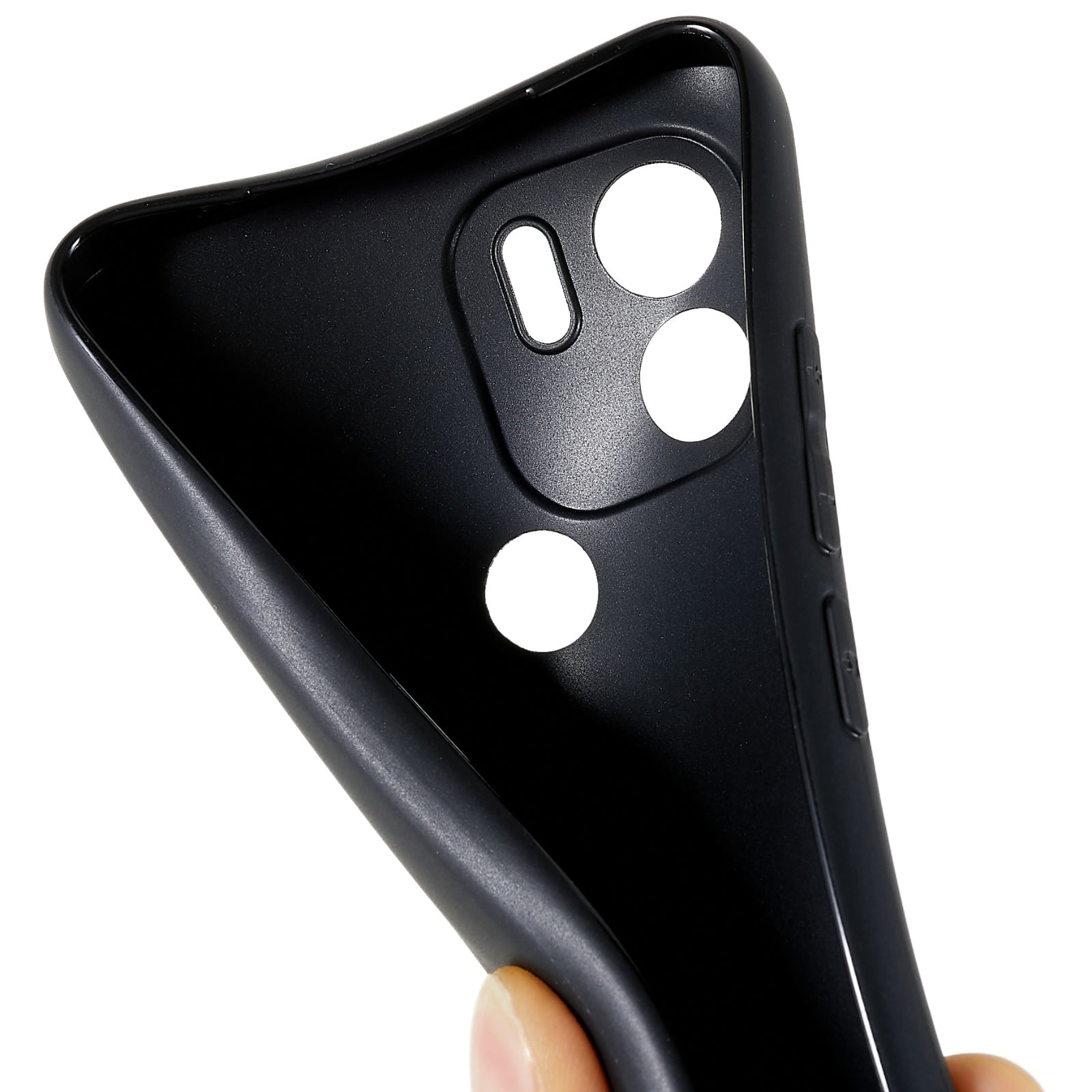 For Xiaomi A1 4G/A2 4G/Poco C50 4G/Poco C50 4G 4G Soft TPU Case Matte Black Finish Profile Phone Cover