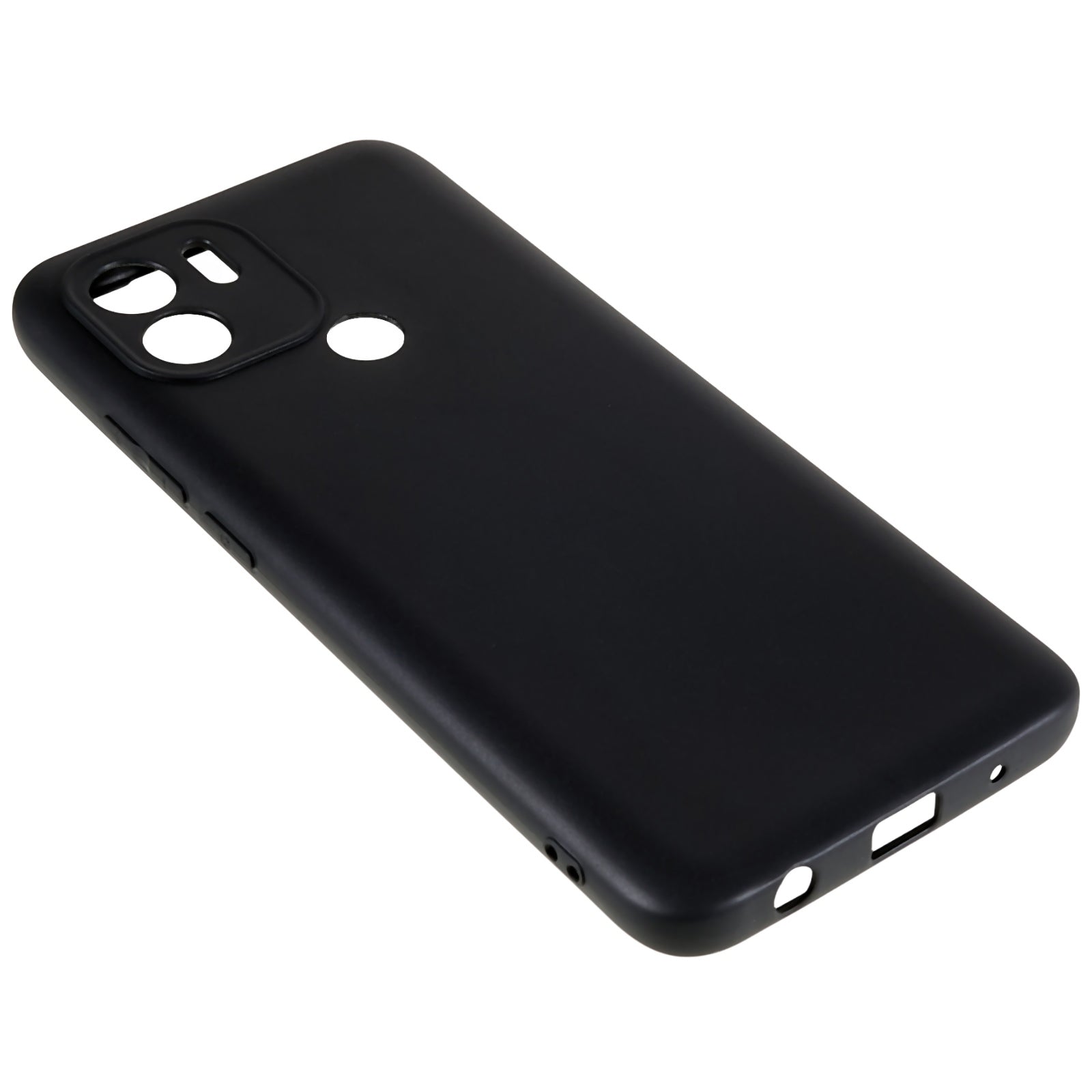 For Xiaomi A1 4G/A2 4G/Poco C50 4G/Poco C50 4G 4G Soft TPU Case Matte Black Finish Profile Phone Cover