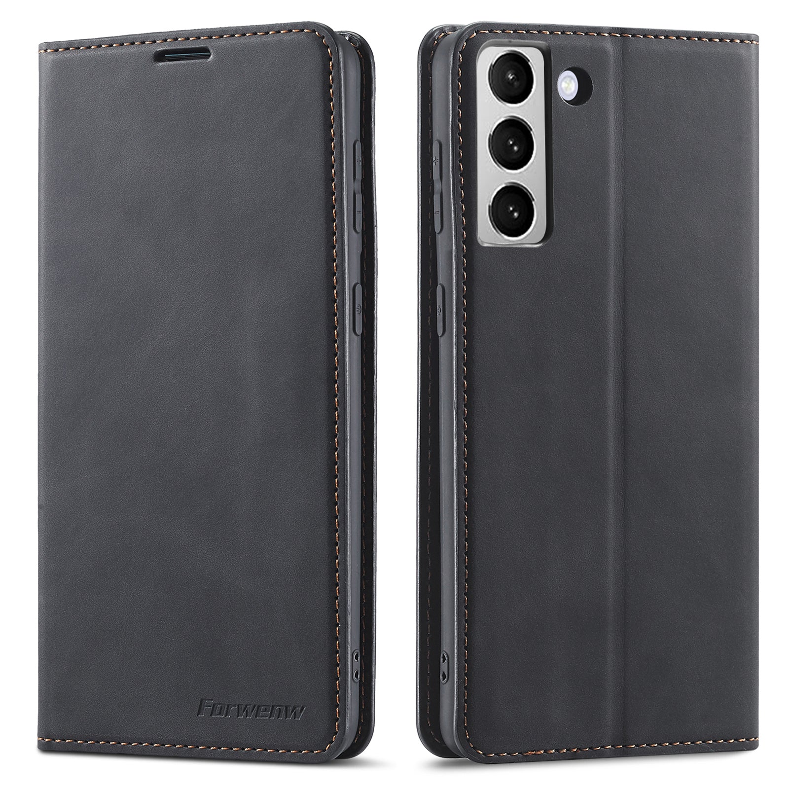 FORWENW for Samsung Galaxy S23 Skin-friendly Leather Cell Phone Cover Stand Fantasy Series Flip Phone Wallet Case
