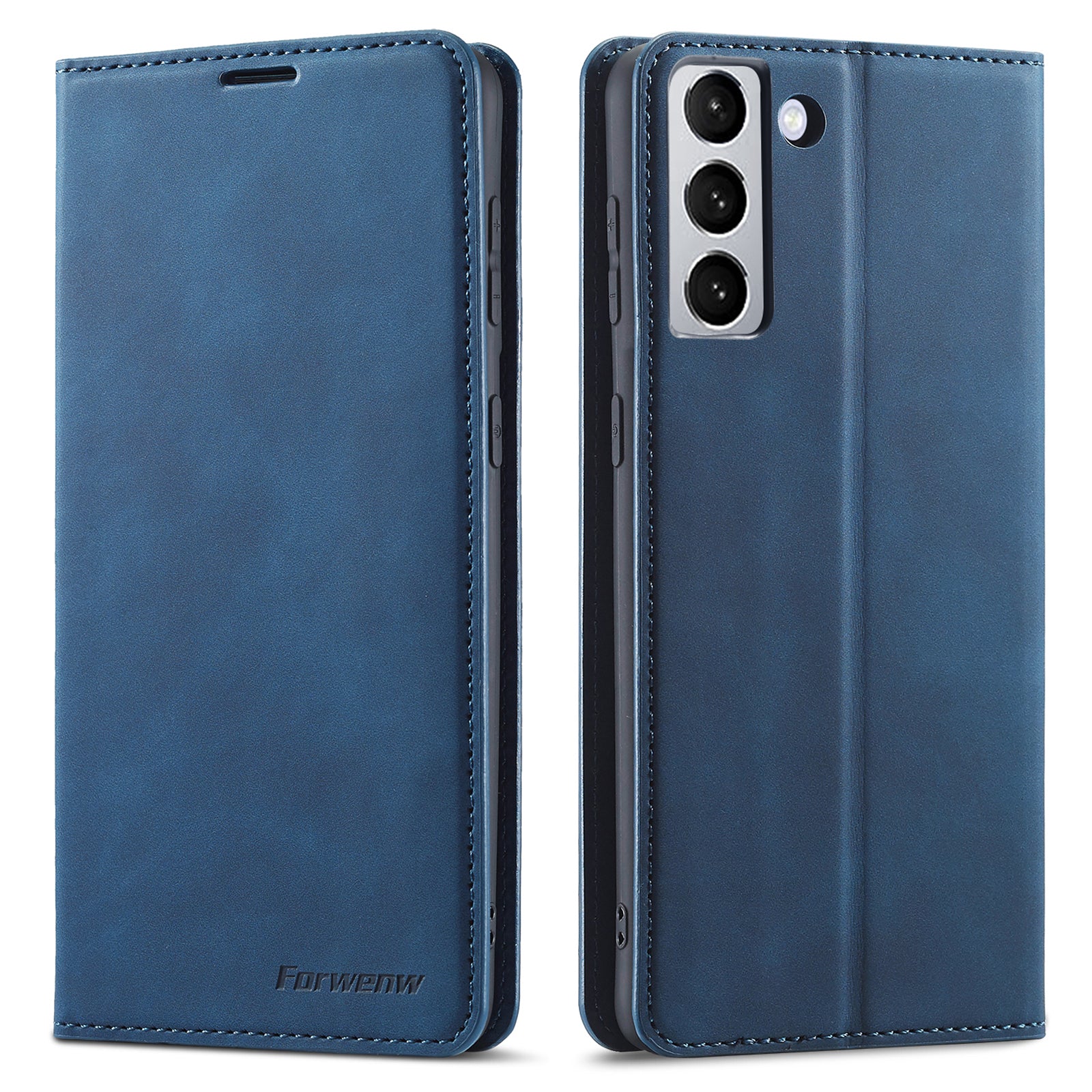FORWENW for Samsung Galaxy S23 Skin-friendly Leather Cell Phone Cover Stand Fantasy Series Flip Phone Wallet Case