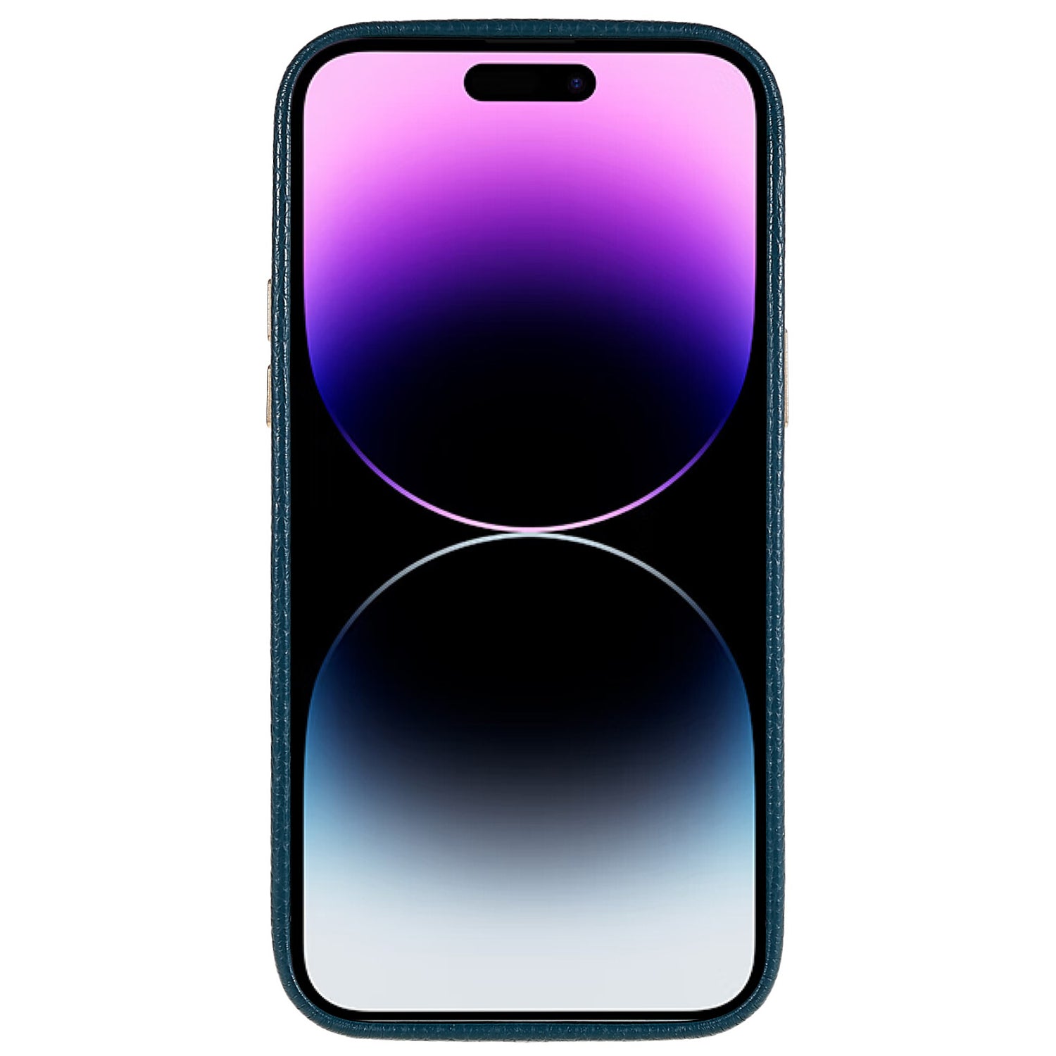 For iPhone 14 Pro Max PU Leather PC Phone Cover Litchi Texture Anti-Scratch Phone Case