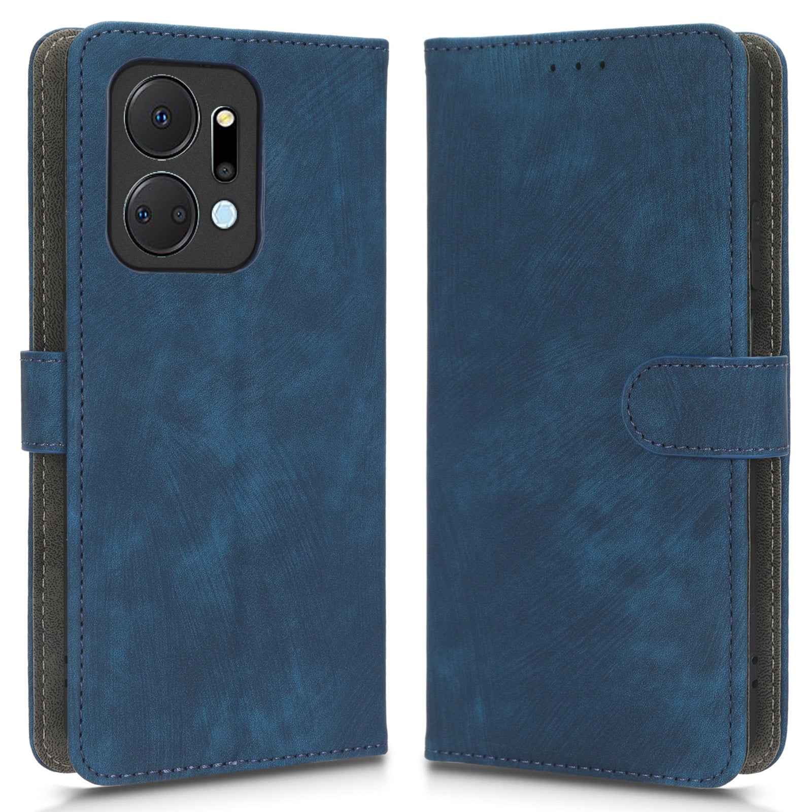 Protective Phone Case For Honor X7a 5G Play7T 5G PU Leather Wallet Stand Shockproof RFID Blocking Phone Cover