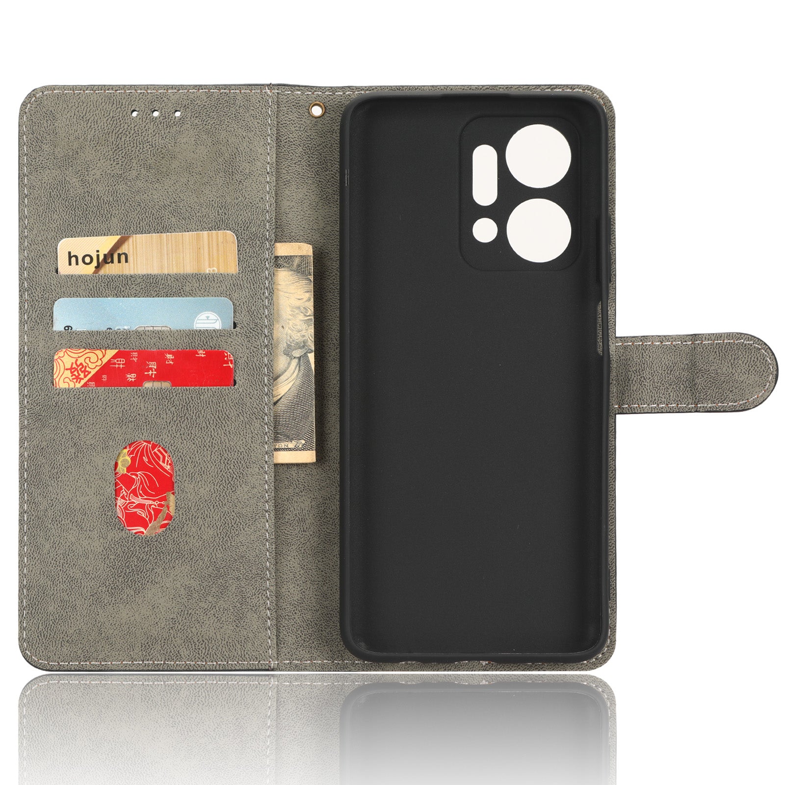 Protective Phone Case For Honor X7a 5G Play7T 5G PU Leather Wallet Stand Shockproof RFID Blocking Phone Cover