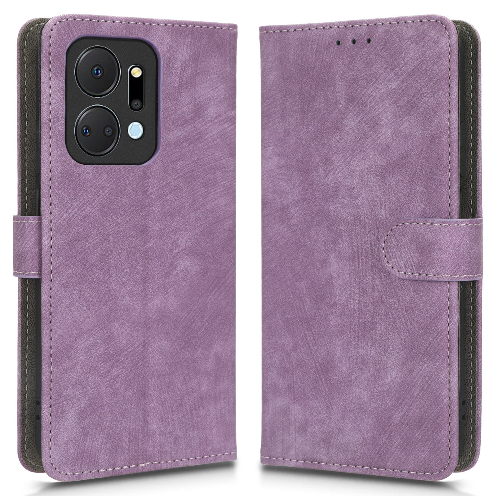 Protective Phone Case For Honor X7a 5G Play7T 5G PU Leather Wallet Stand Shockproof RFID Blocking Phone Cover
