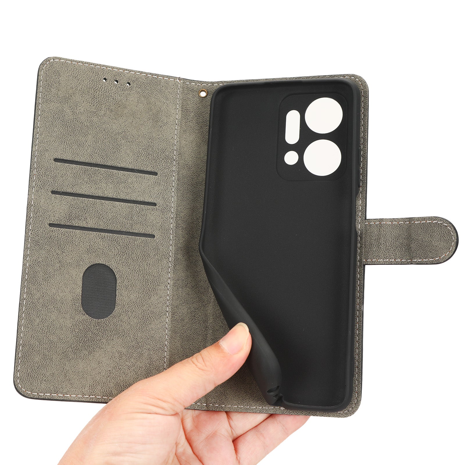 Protective Phone Case For Honor X7a 5G Play7T 5G PU Leather Wallet Stand Shockproof RFID Blocking Phone Cover
