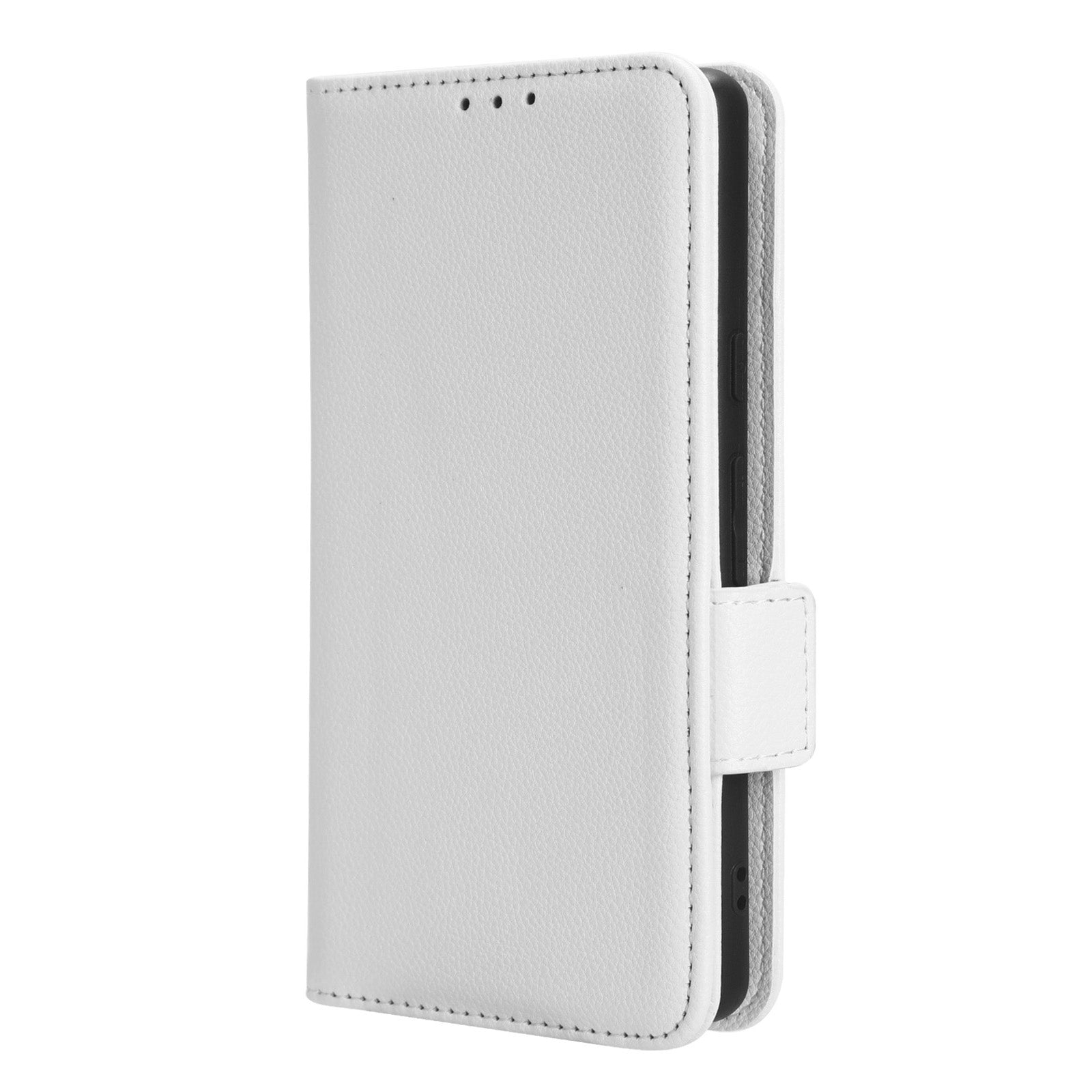 Cell Phone Cover For Google Pixel 7a Wallet Stand Litchi Texture PU Leather Anti-fall Flip Phone Case