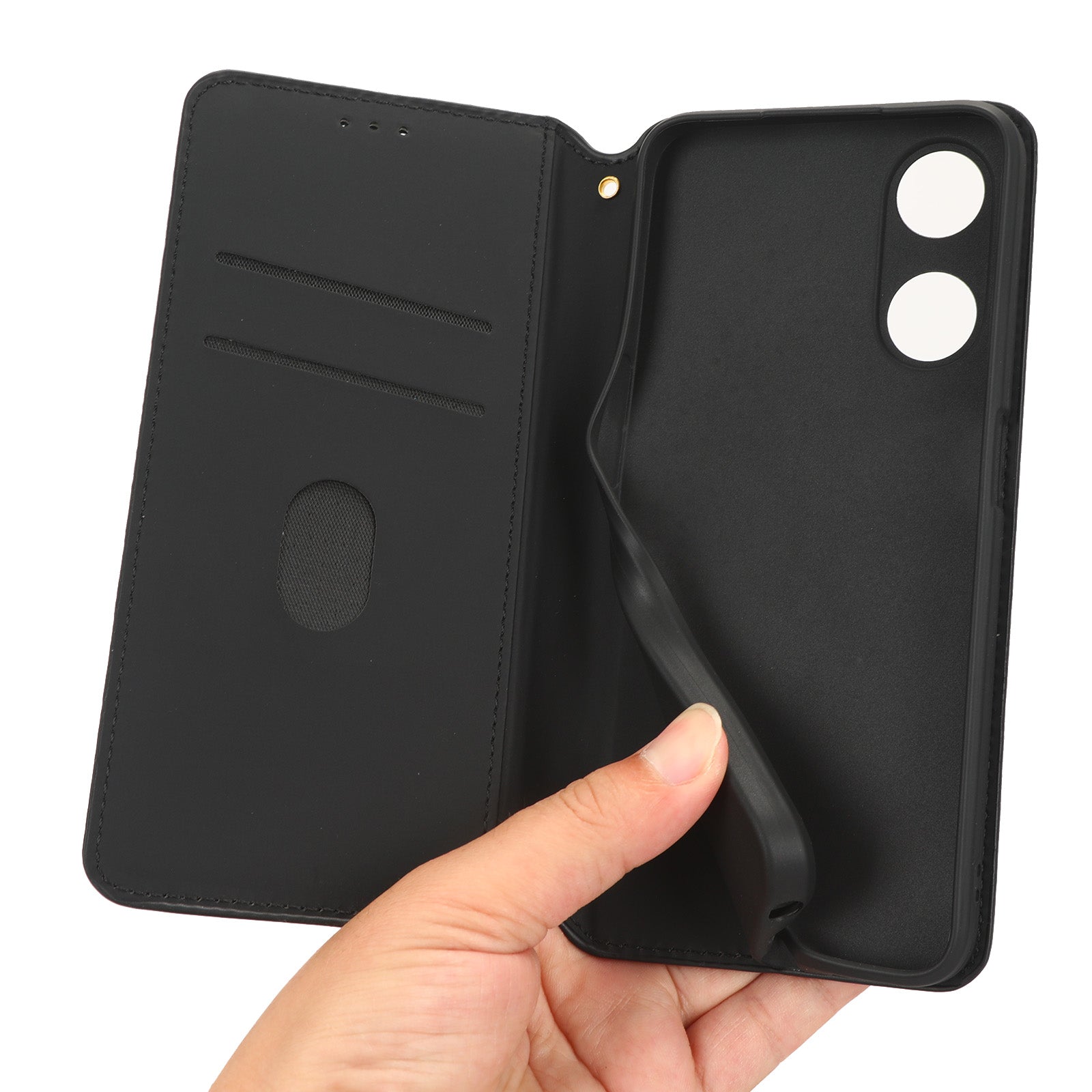 For Oppo A58 5G A58x 5G A78 5G Wallet Phone Case PU Leather Stand Function Imprinted Rhombus Pattern Cover Phone Holder