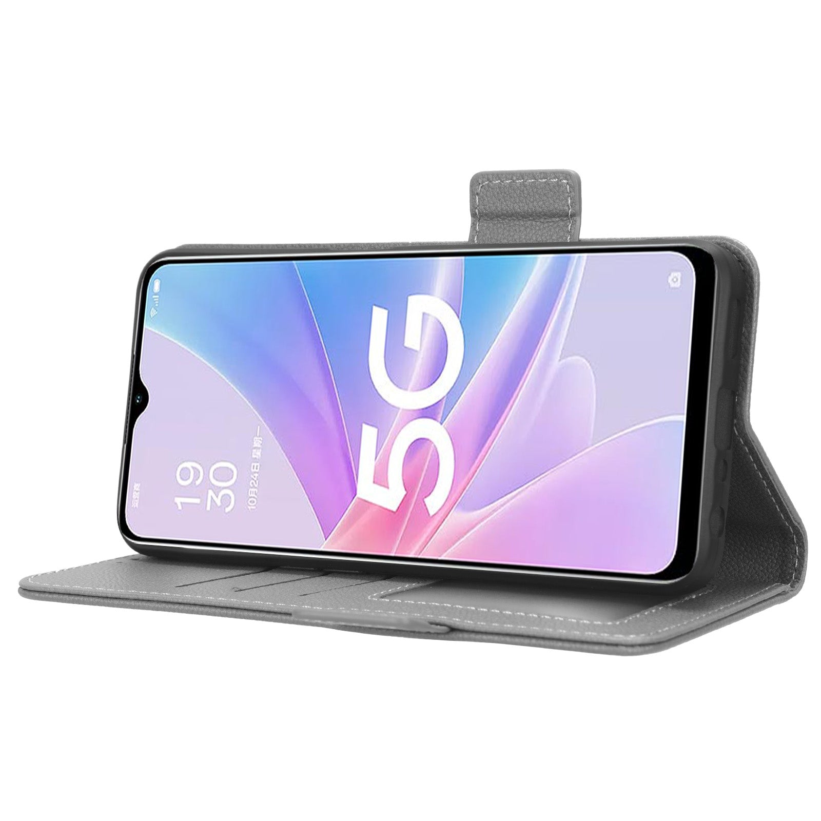 For Oppo A58 5G A58x 5G A78 5G Phone Wallet Case Litchi Texture Stand PU Leather Phone Cover