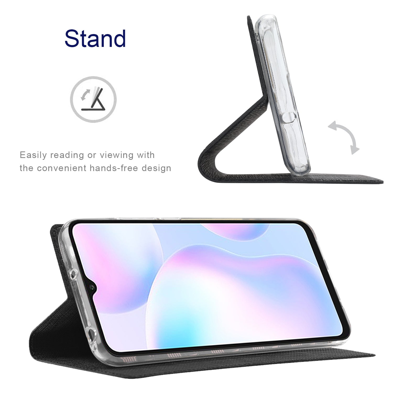 VILI DMX Series Phone Leather Case for Xiaomi 13 5G Card Holder Stand Cell Phone Cover