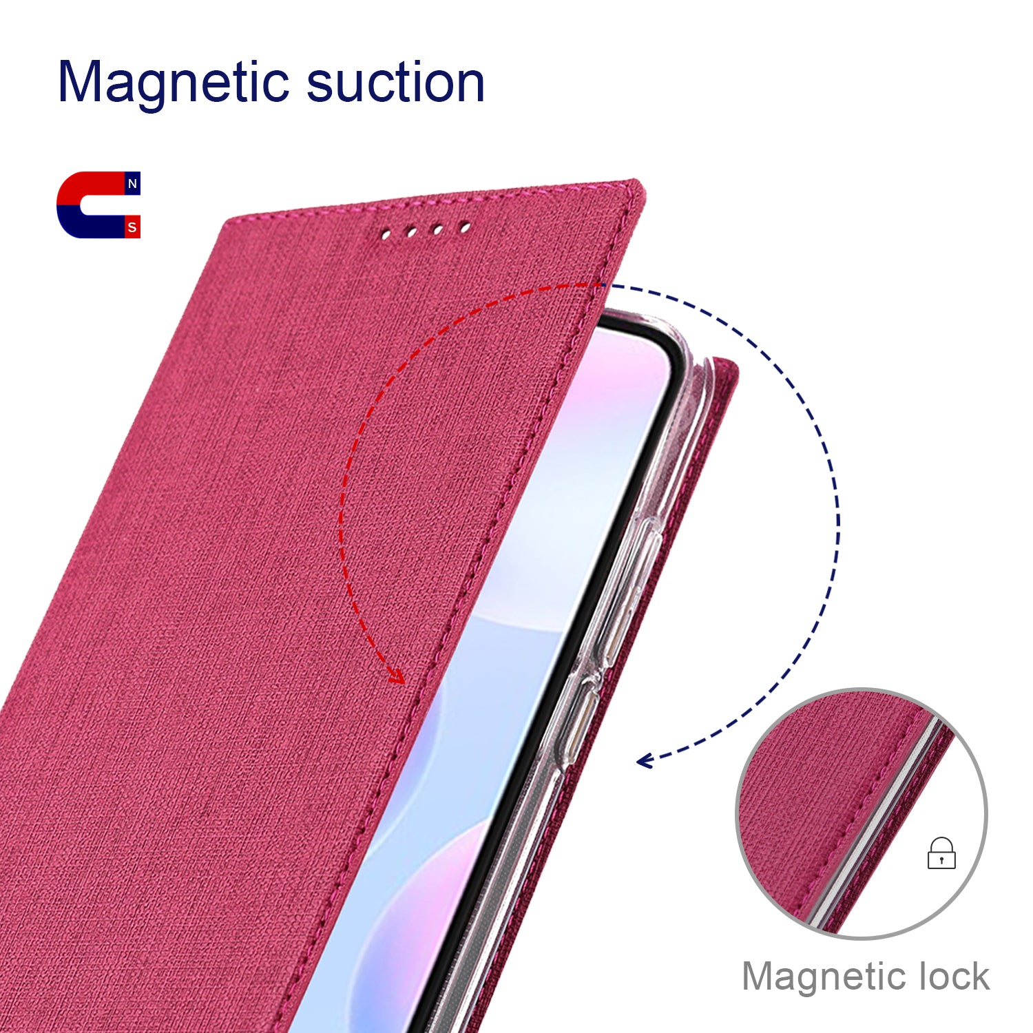 VILI DMX Series Phone Leather Case for Xiaomi 13 5G Card Holder Stand Cell Phone Cover