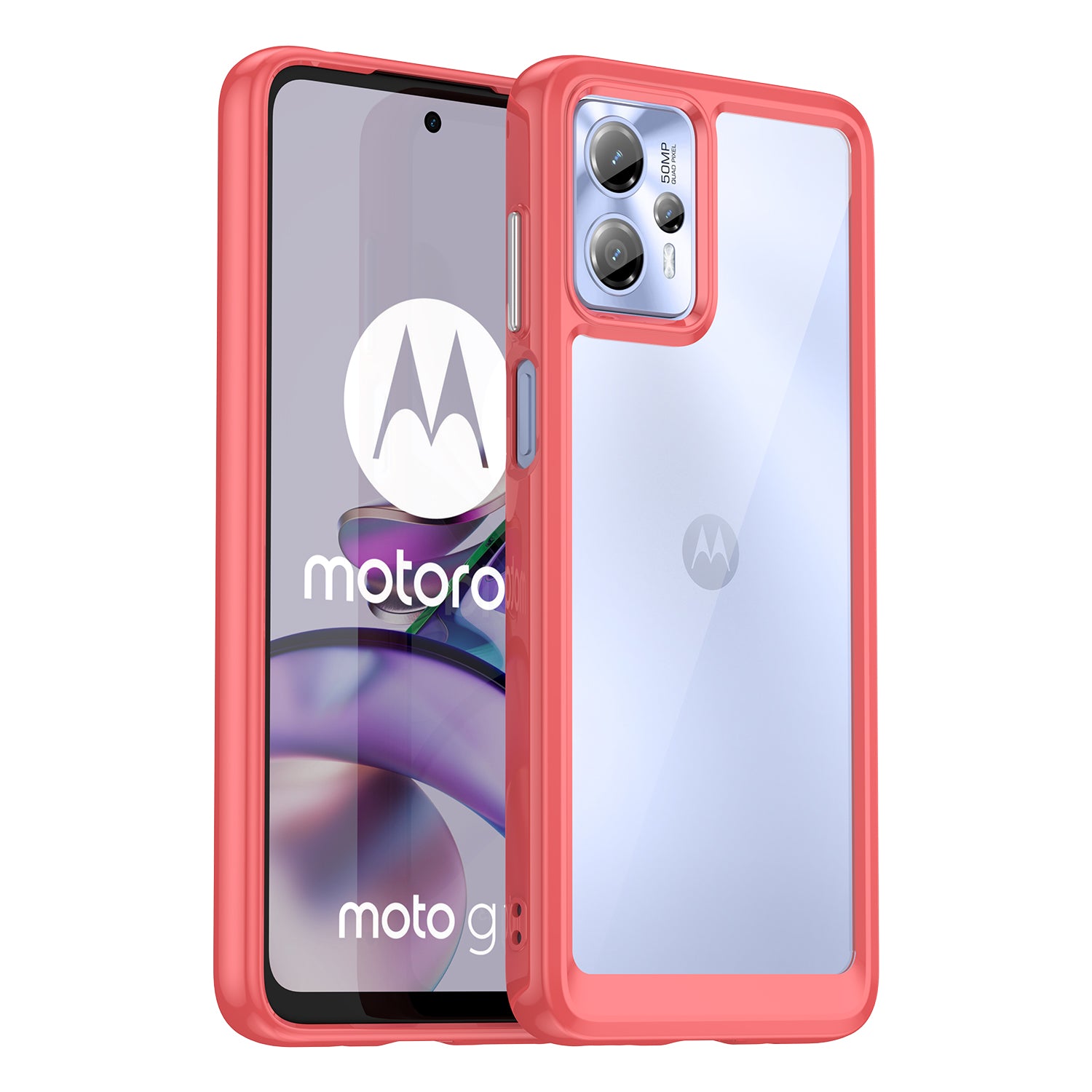 For Motorola Moto G13 4G G23 4G TPU Acrylic Anti-drop Phone Case Protective Cover