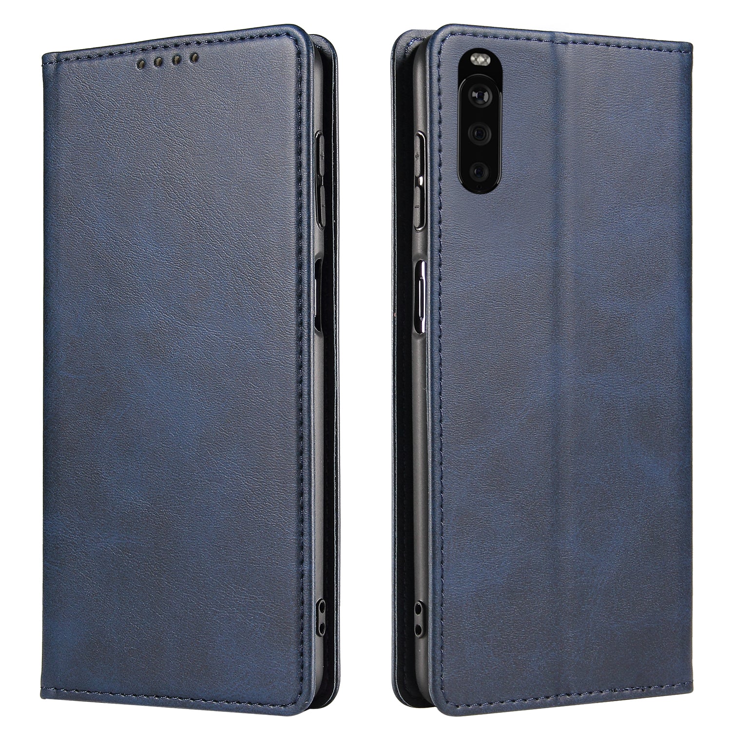 For Sony Xperia 10 III 5G Xperia 10 III Lite PU Leather Business Phone Case Wallet Stand Magnetic Absorption Flip Cover