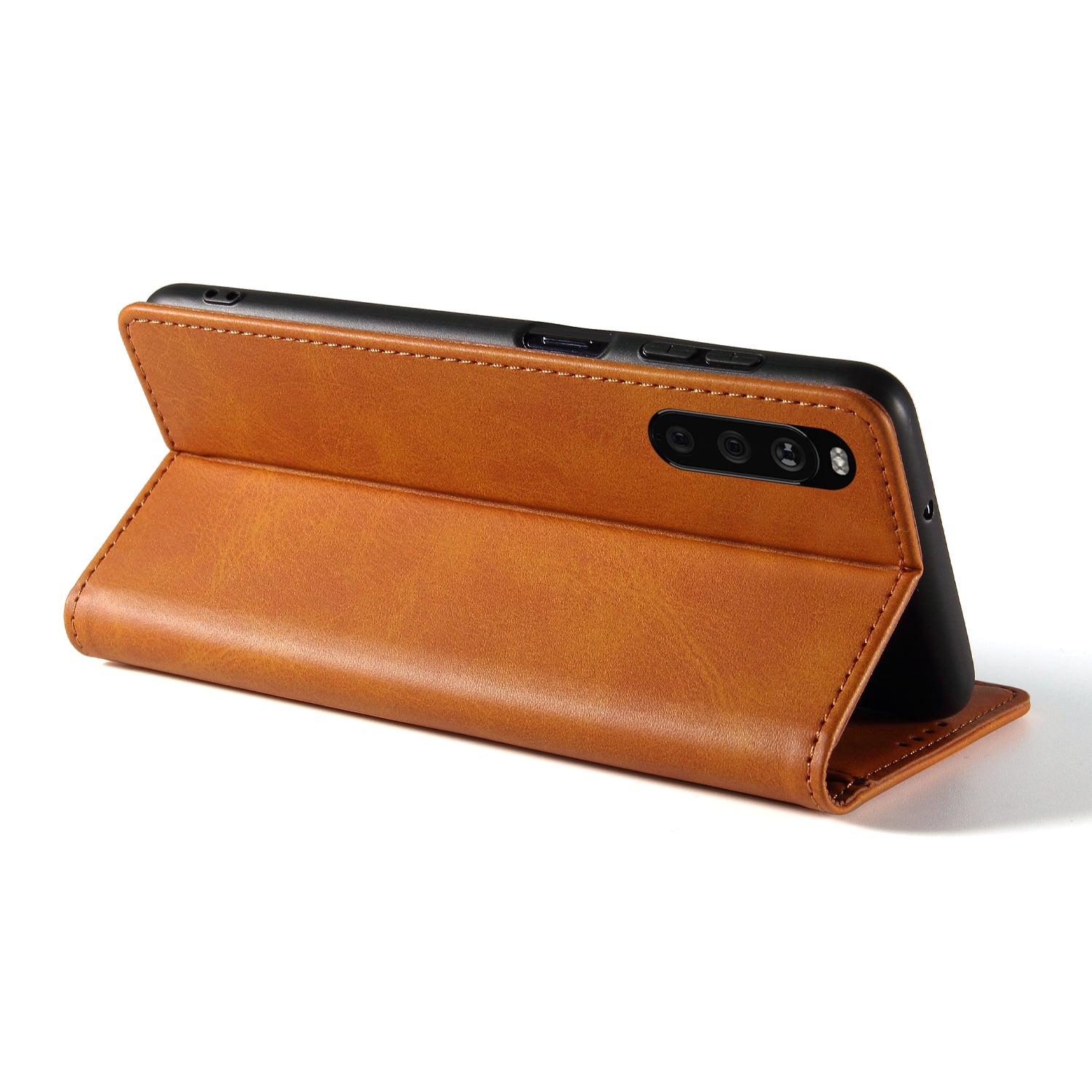 For Sony Xperia 10 III 5G Xperia 10 III Lite PU Leather Business Phone Case Wallet Stand Magnetic Absorption Flip Cover
