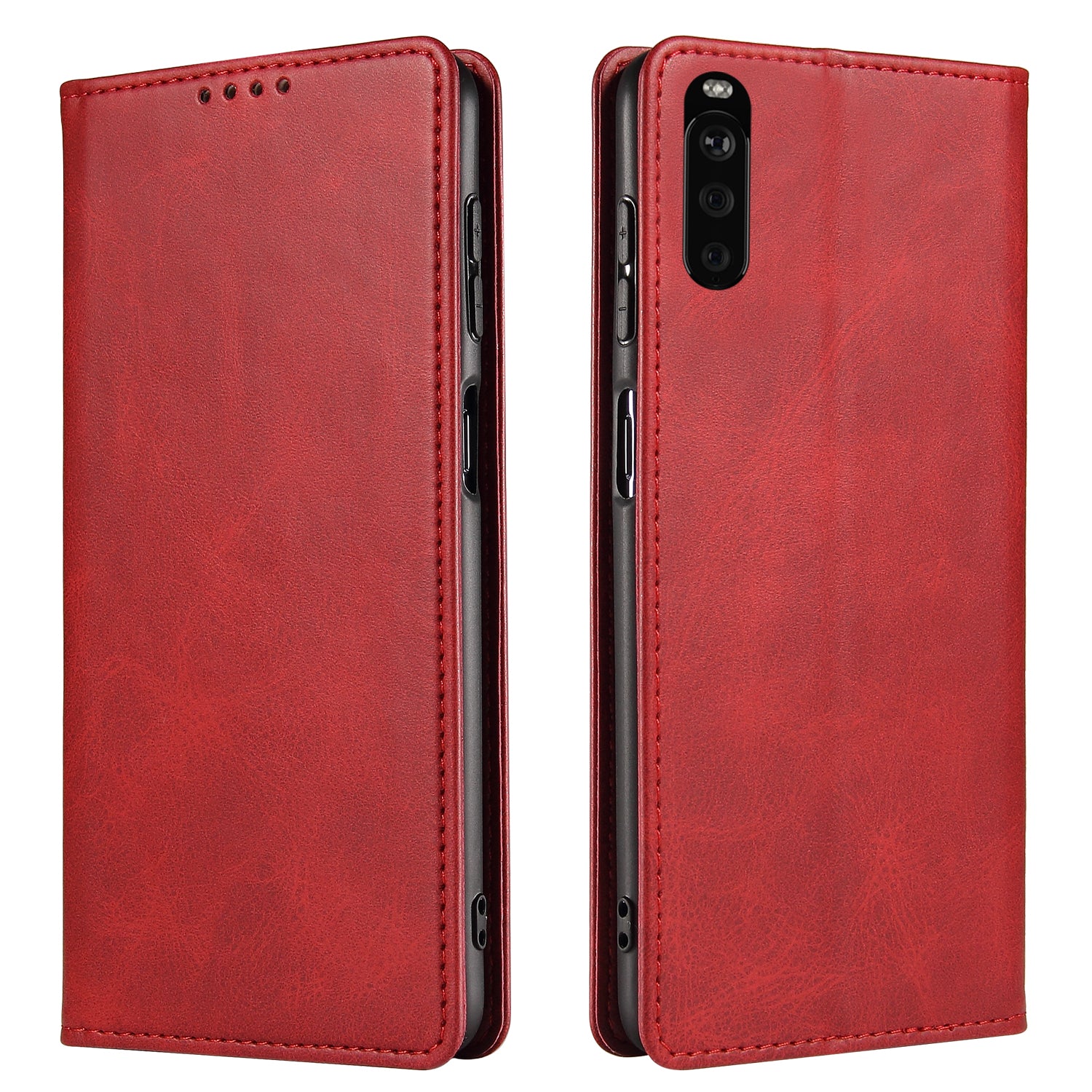 For Sony Xperia 10 III 5G Xperia 10 III Lite PU Leather Business Phone Case Wallet Stand Magnetic Absorption Flip Cover