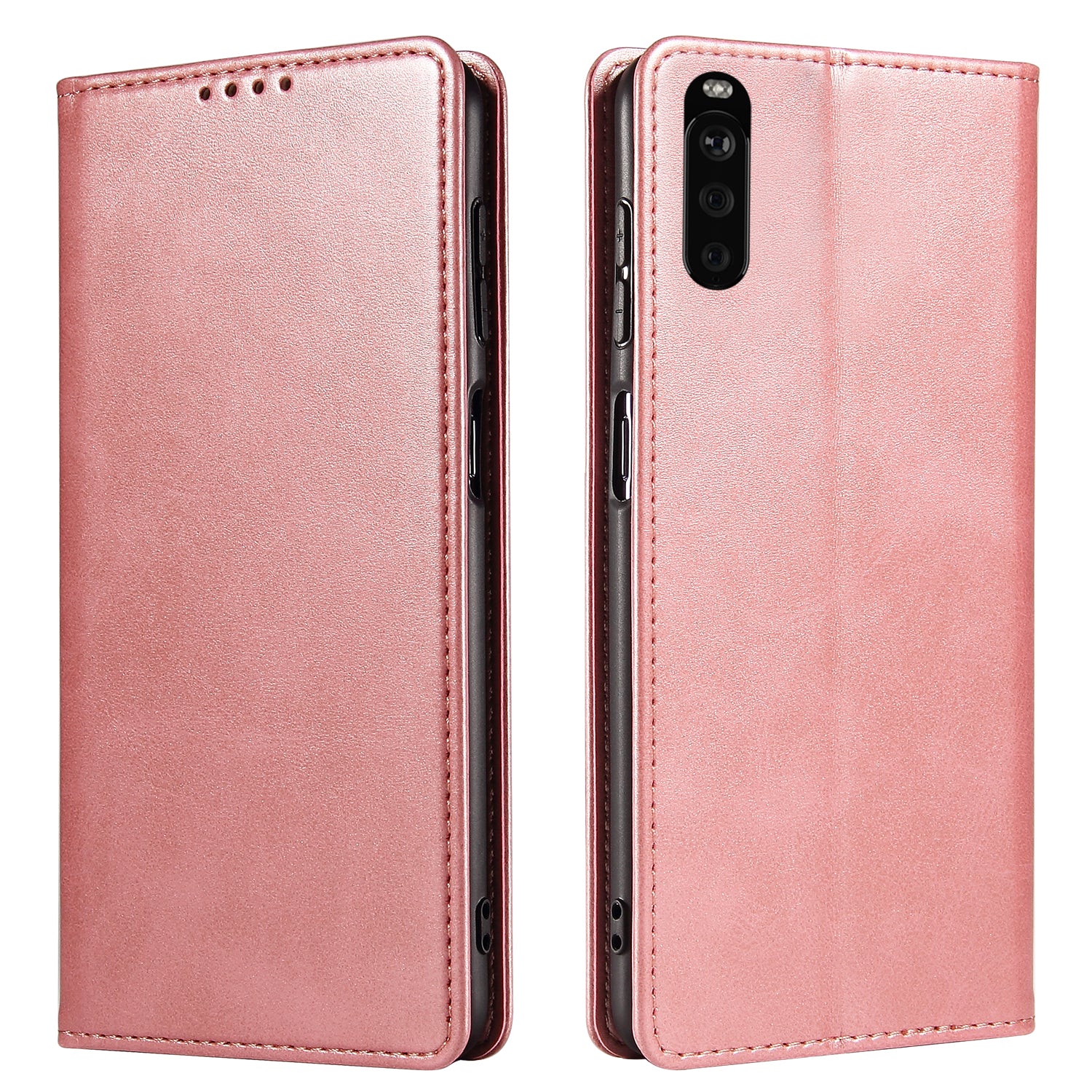 For Sony Xperia 10 III 5G Xperia 10 III Lite PU Leather Business Phone Case Wallet Stand Magnetic Absorption Flip Cover
