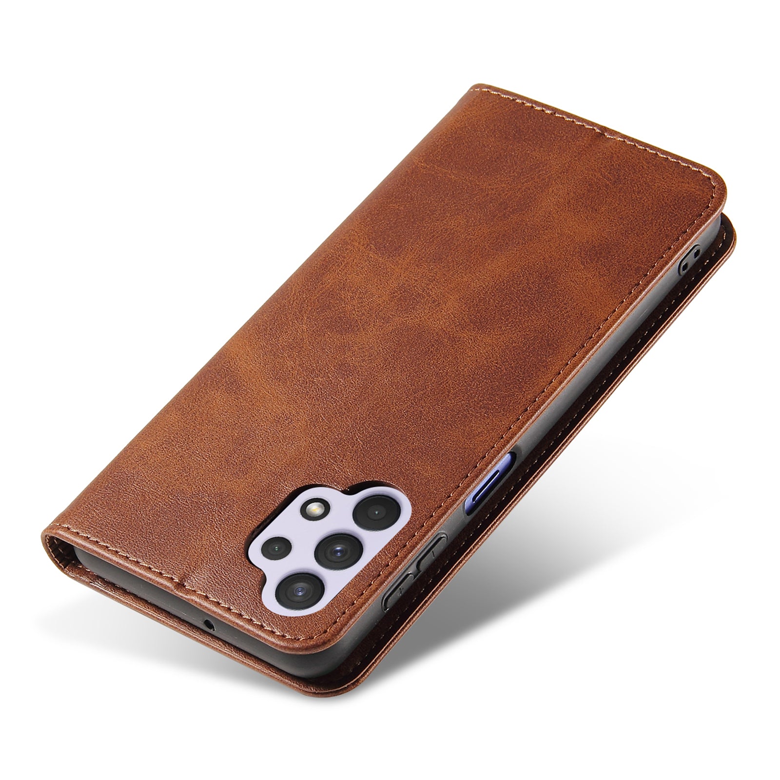 PU Leather Phone Case for Samsung Galaxy A13 4G 5G Stand Magnetic Auto-absorbed Business Phone Cover with Wallet