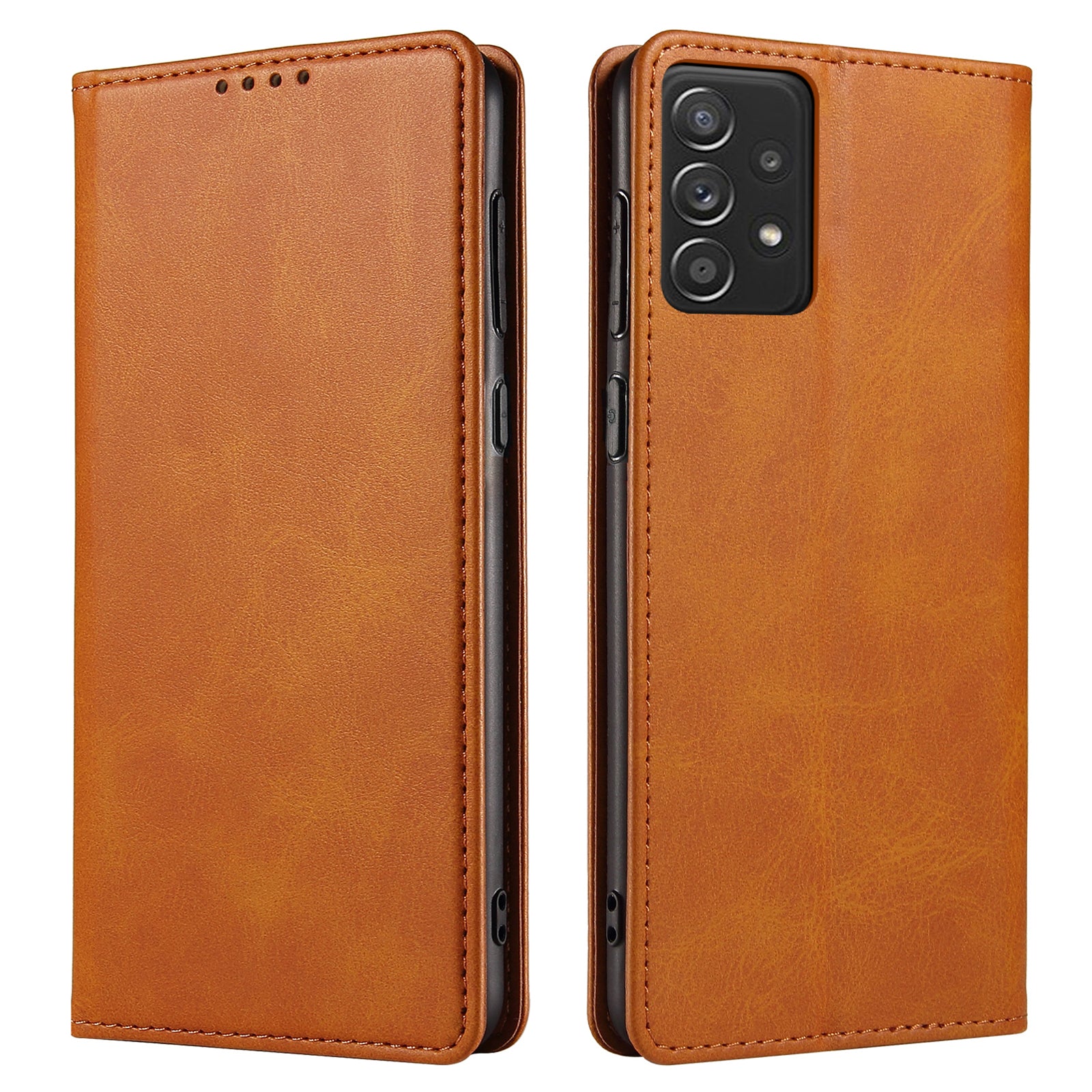 Phone Case For Samsung Galaxy A23 5G (Global Version) Magnetic Closure Leather Anti-drop Phone Cover Stand Wallet