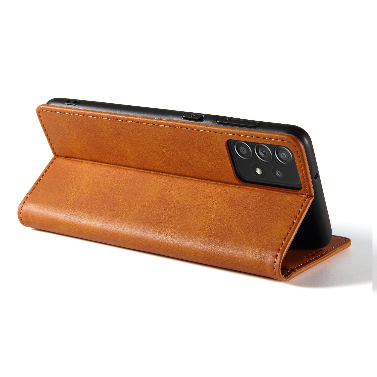 Phone Case For Samsung Galaxy A23 5G (Global Version) Magnetic Closure Leather Anti-drop Phone Cover Stand Wallet