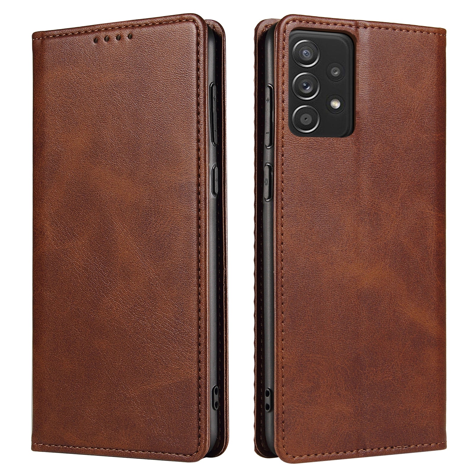 Phone Case For Samsung Galaxy A23 5G (Global Version) Magnetic Closure Leather Anti-drop Phone Cover Stand Wallet