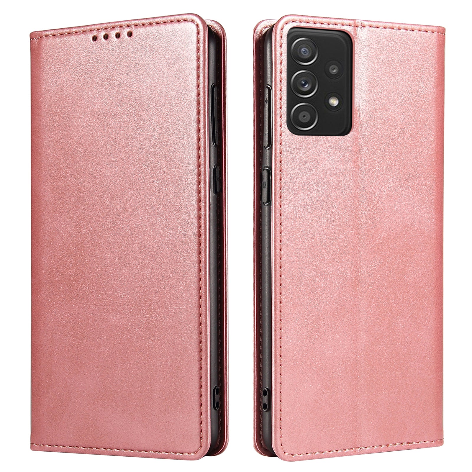 Phone Case For Samsung Galaxy A23 5G (Global Version) Magnetic Closure Leather Anti-drop Phone Cover Stand Wallet