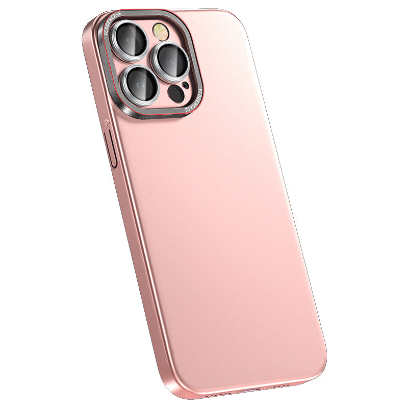 Hard PC Phone Case for iPhone 14 Pro Max Matte Anti-Fingerprints Anti-Dust Cover with Camera Lens Protector
