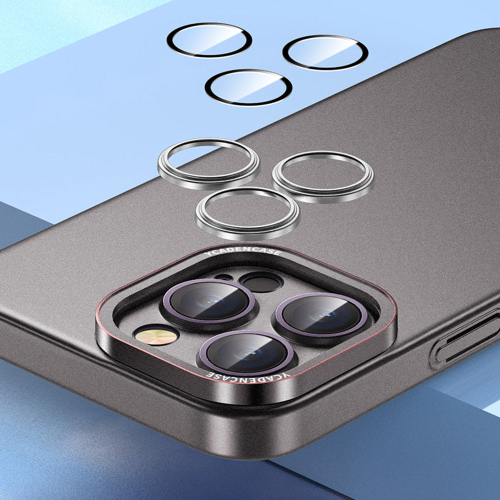 Hard PC Phone Case for iPhone 14 Pro Max Matte Anti-Fingerprints Anti-Dust Cover with Camera Lens Protector