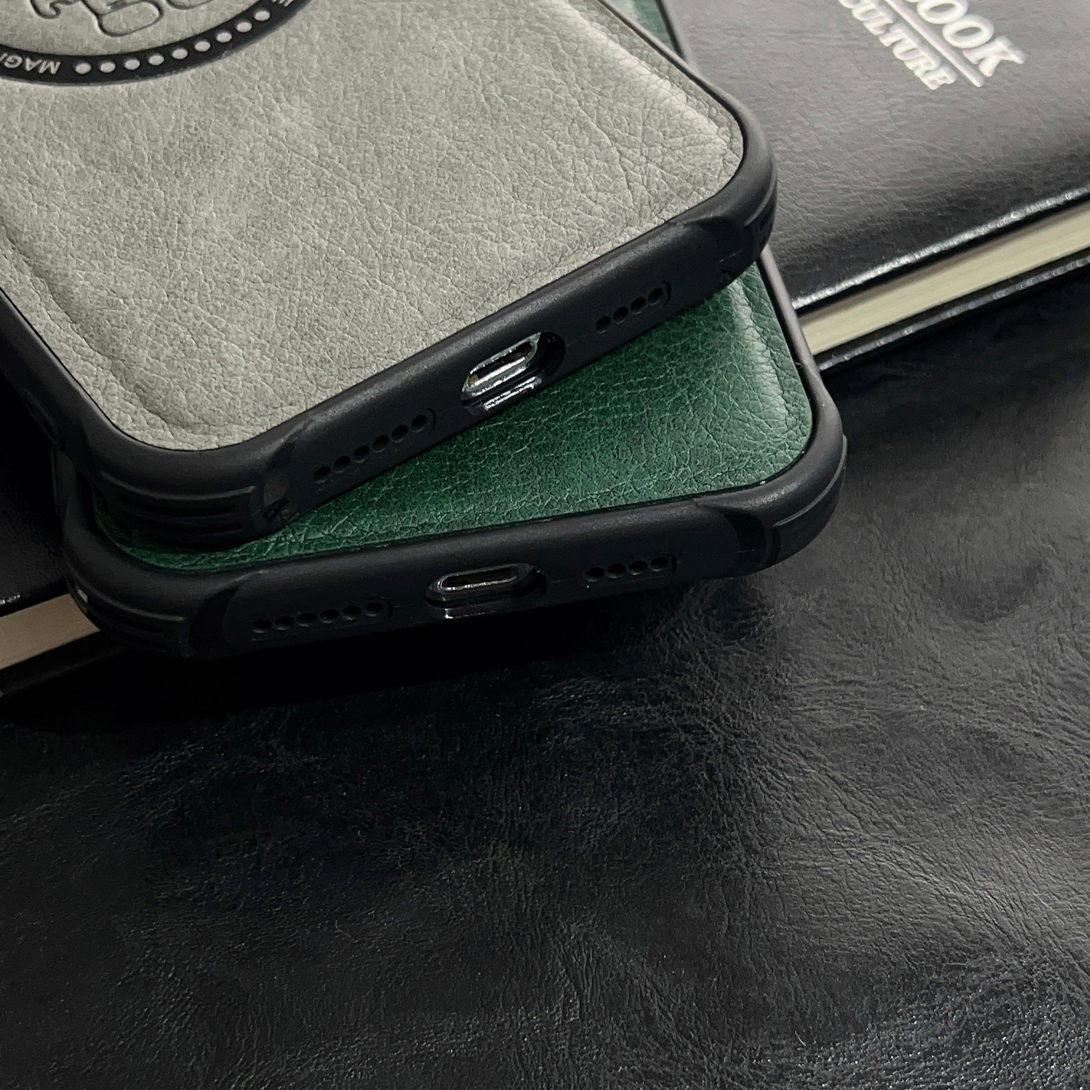 Magnetic Phone Case for iPhone 13 Pro Max 6.7 inch Compatible with MagSafe PU Leather Coated TPU PC Astronaut Pattern Imprinted Cover