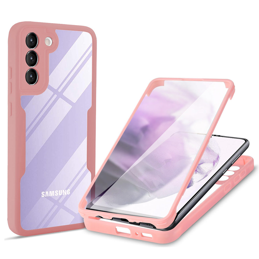 For Samsung Galaxy S23 Phone Case Acrylic TPU PET Screen Film Phone Cover Camera Lens Protection