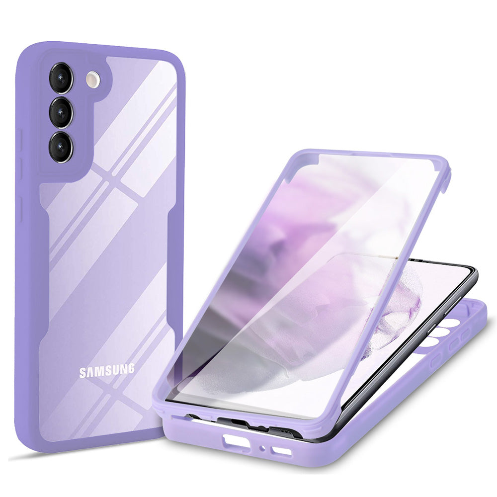 For Samsung Galaxy S23 Phone Case Acrylic TPU PET Screen Film Phone Cover Camera Lens Protection
