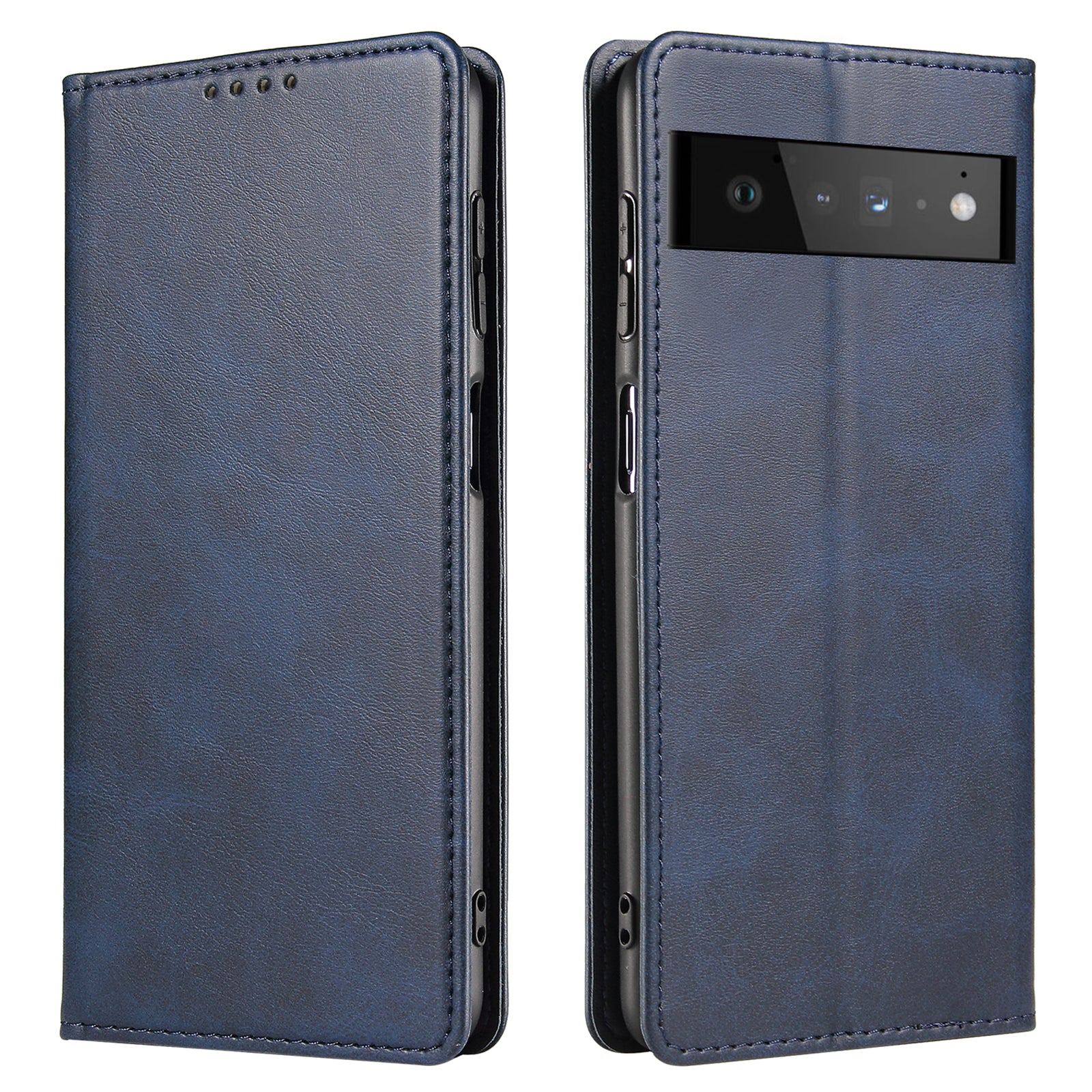 Shockproof Mobile Phone Case For Google Pixel 6 Pro 5G PU Leather Business Style Anti-scratch Phone Cover with Wallet Stand