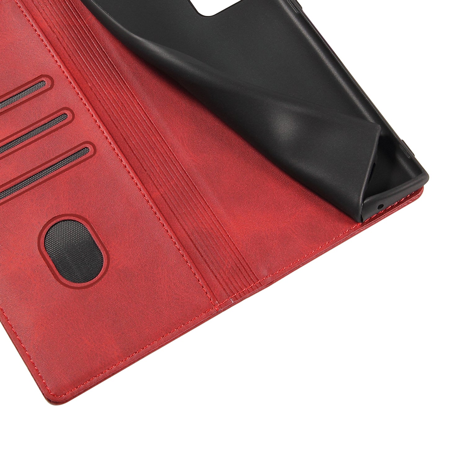 For Samsung Galaxy S21 Ultra 5G Phone Flip Leather Wallet Case Business Style Stand Mobile Phone Cover