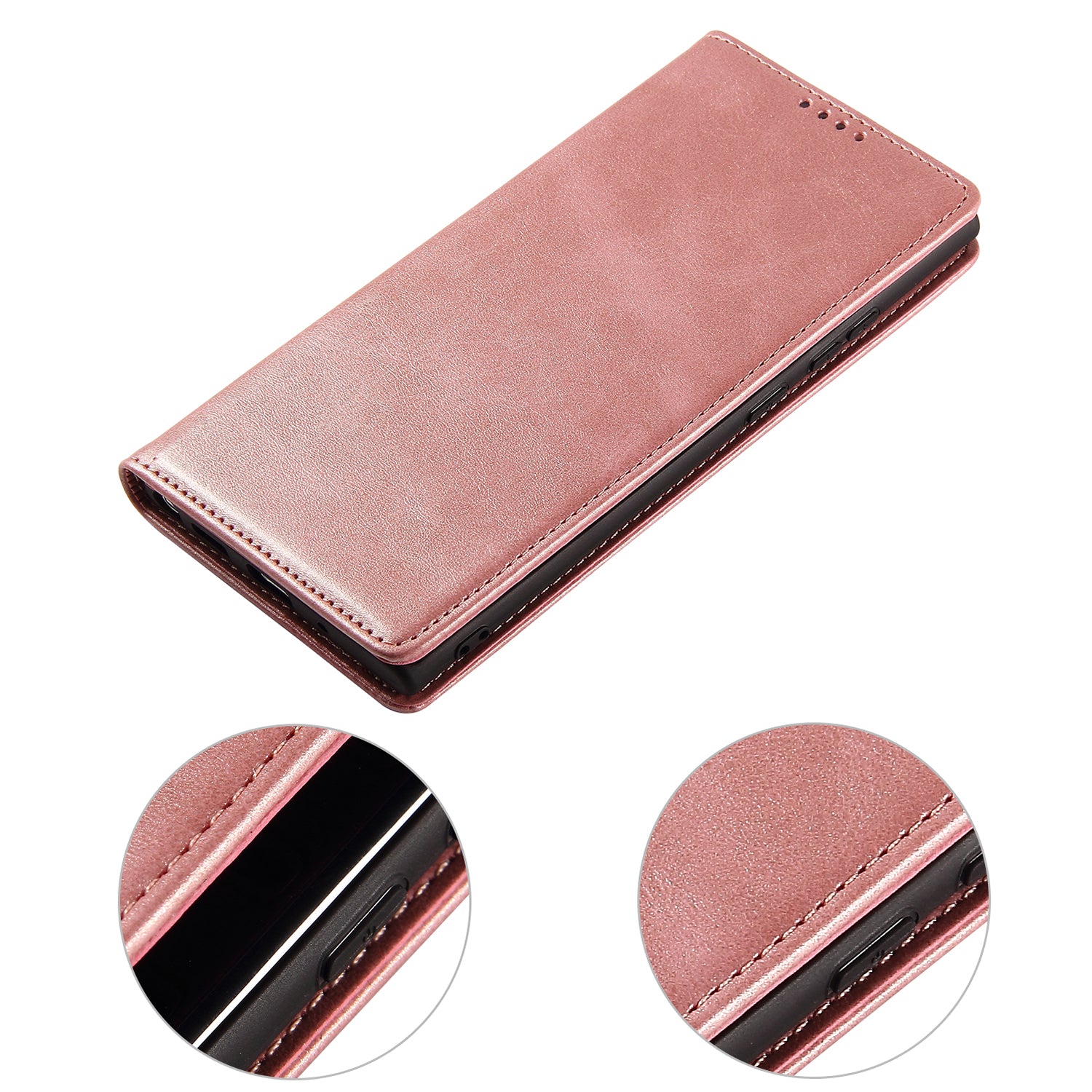 For Samsung Galaxy S21 Ultra 5G Phone Flip Leather Wallet Case Business Style Stand Mobile Phone Cover