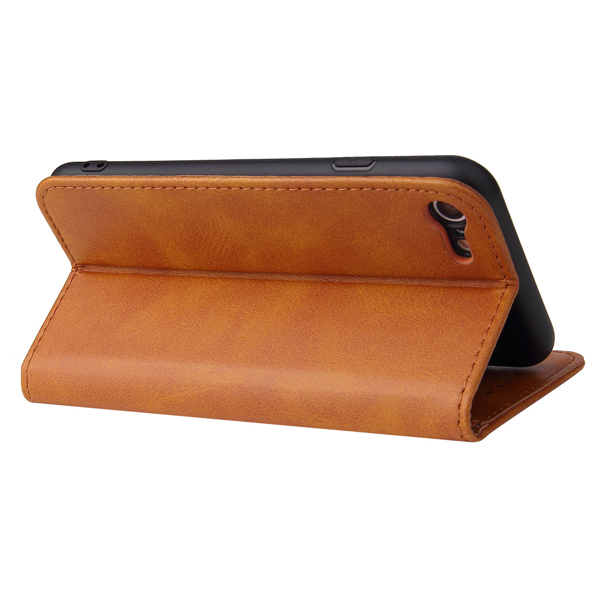 For iPhone SE (2020) SE (2022) 7 8 4.7 inch Calf Texture Wallet Magnetic Leather Stand Phone Case