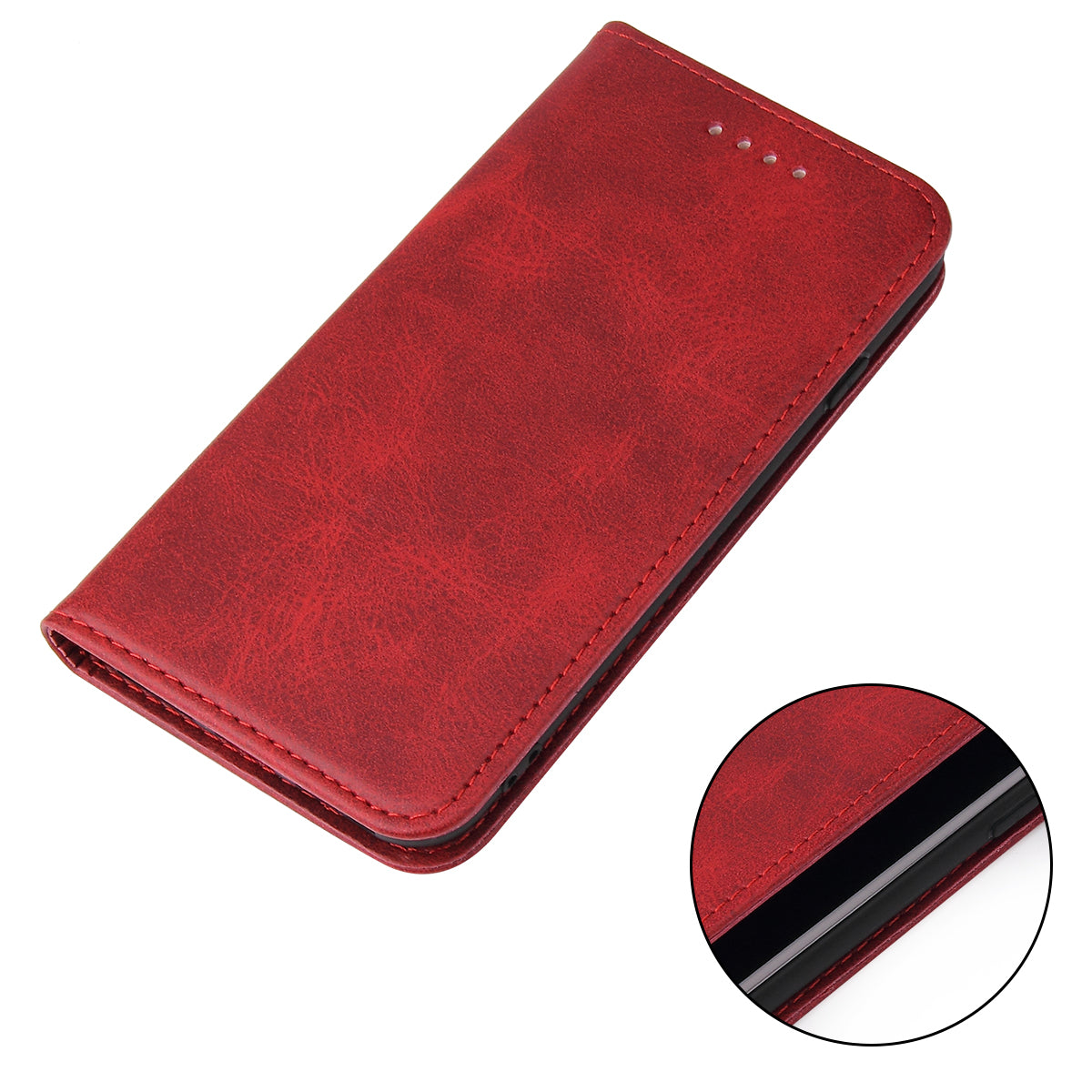 For iPhone SE (2020) SE (2022) 7 8 4.7 inch Calf Texture Wallet Magnetic Leather Stand Phone Case