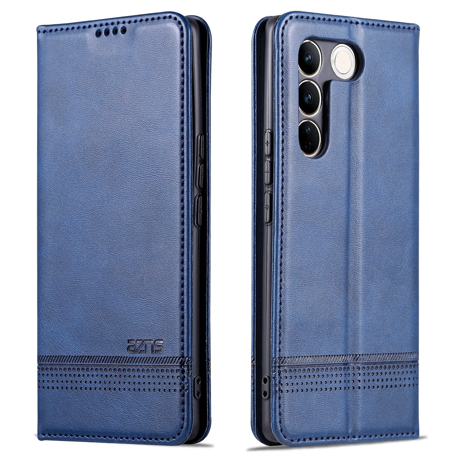 AZNS For vivo S16 S16 Pro Phone Stand Case PU Leather Wallet Magnetic Phone Cover