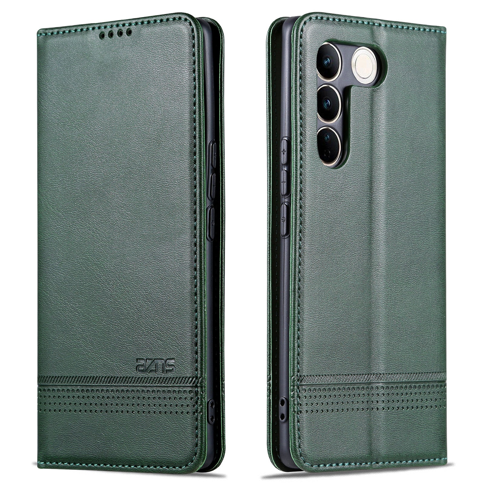 AZNS For vivo S16 S16 Pro Phone Stand Case PU Leather Wallet Magnetic Phone Cover